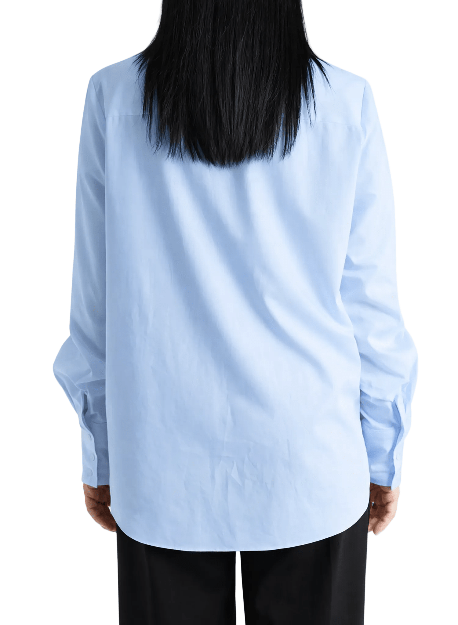 Big Collar Shirt - Blue - Meg
