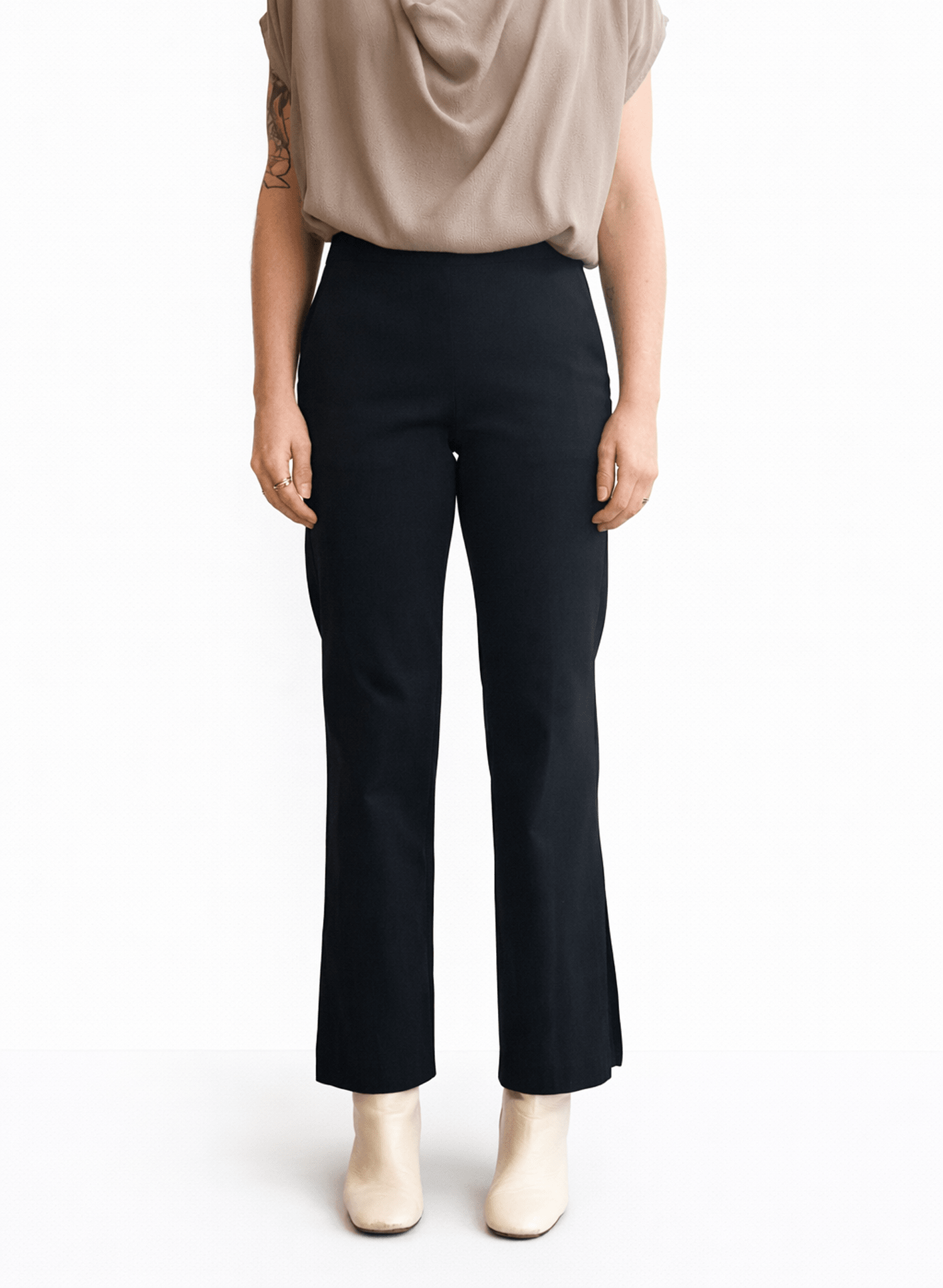 Big Slit Pant - Black - Meg