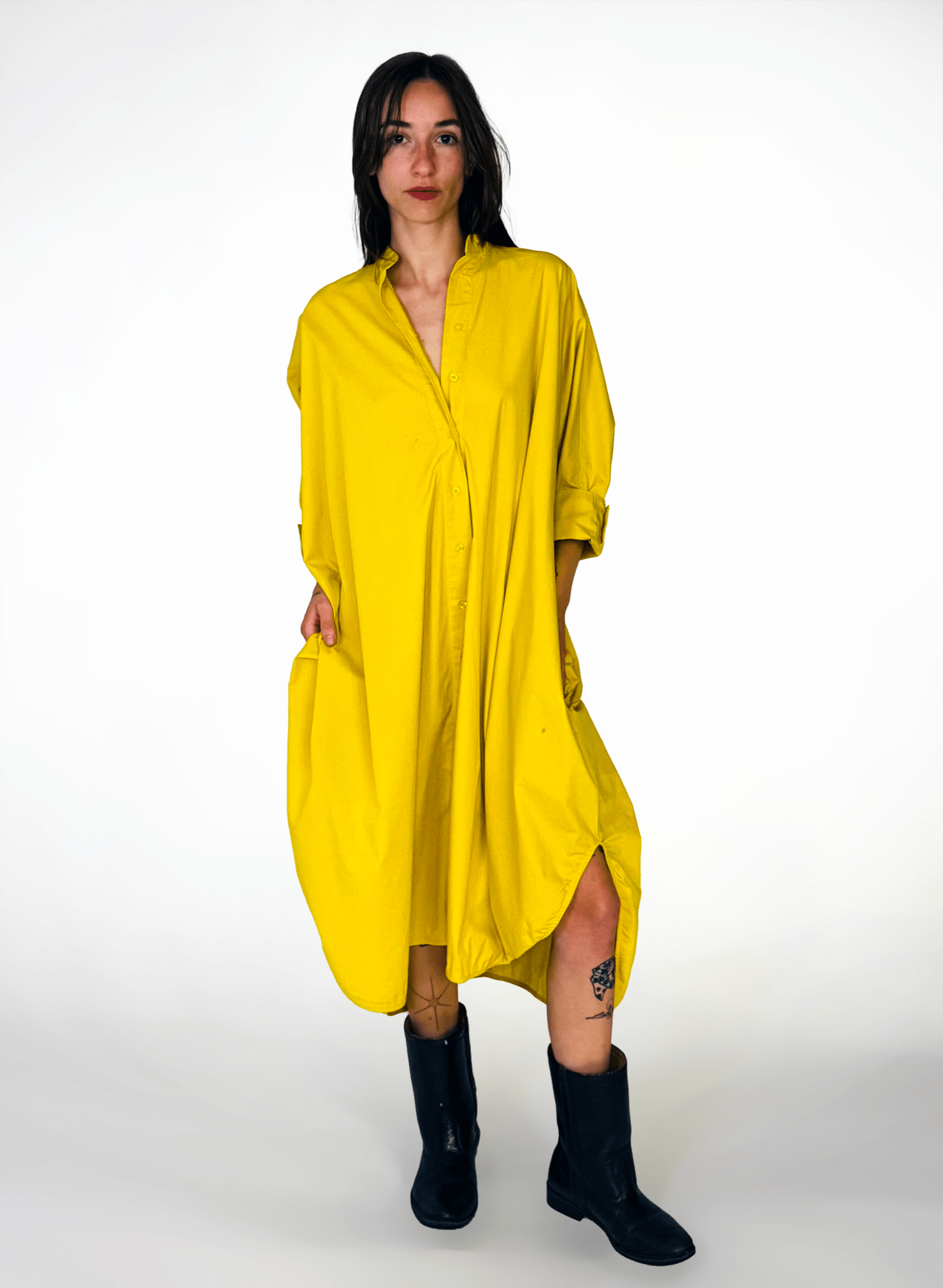Biggie Dress - Chartreuse - Meg