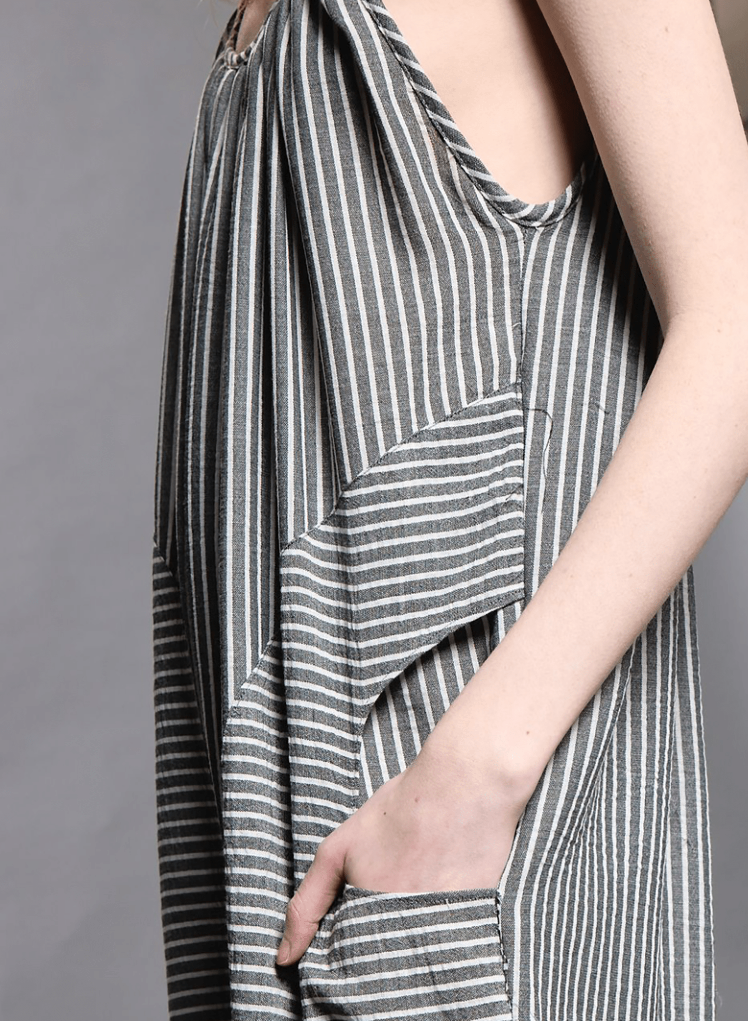 Bloomer Jumpsuit - Black Stripe (PRE - ORDER) - Meg