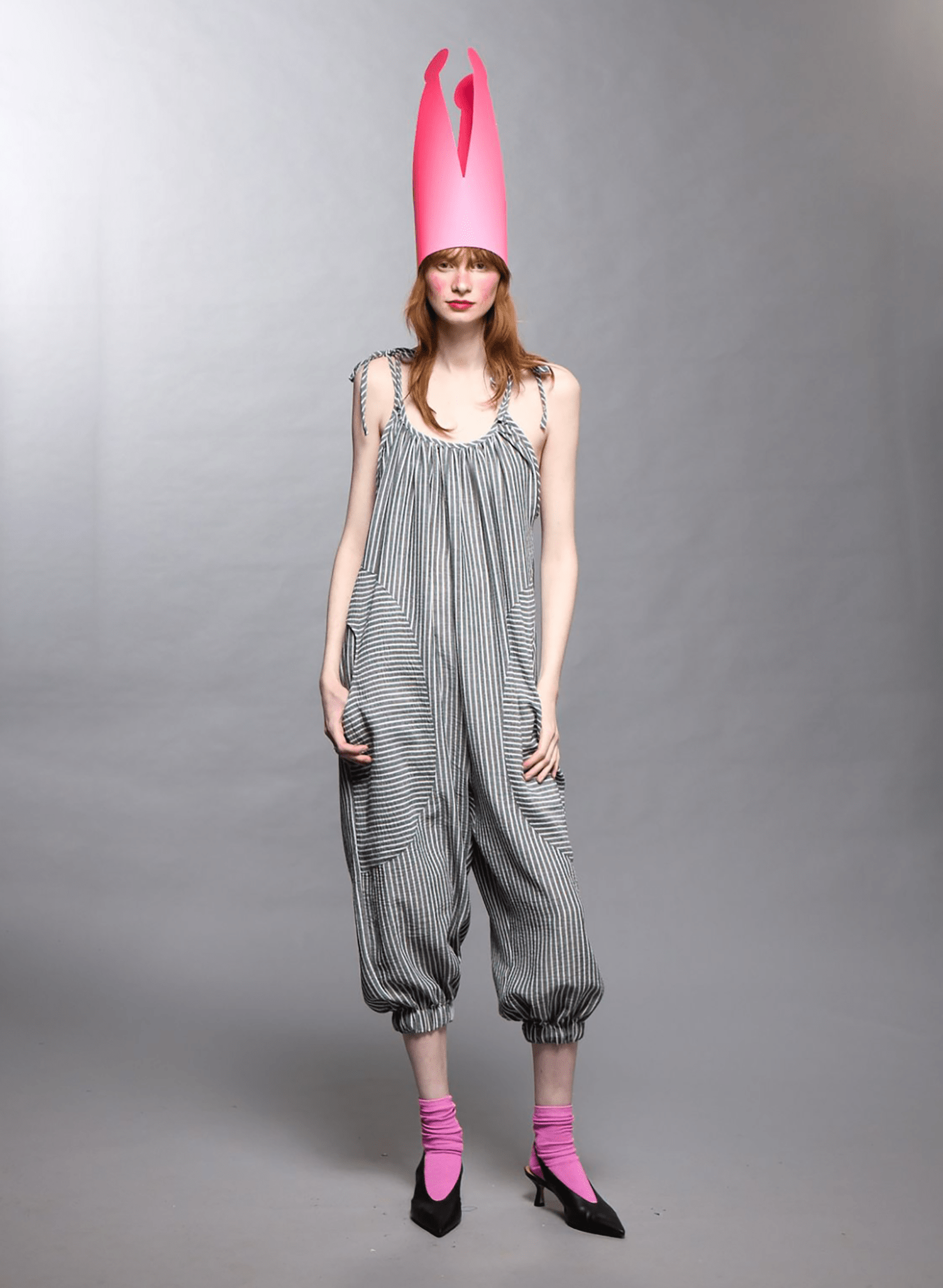 Bloomer Jumpsuit - Black Stripe (PRE - ORDER) - Meg