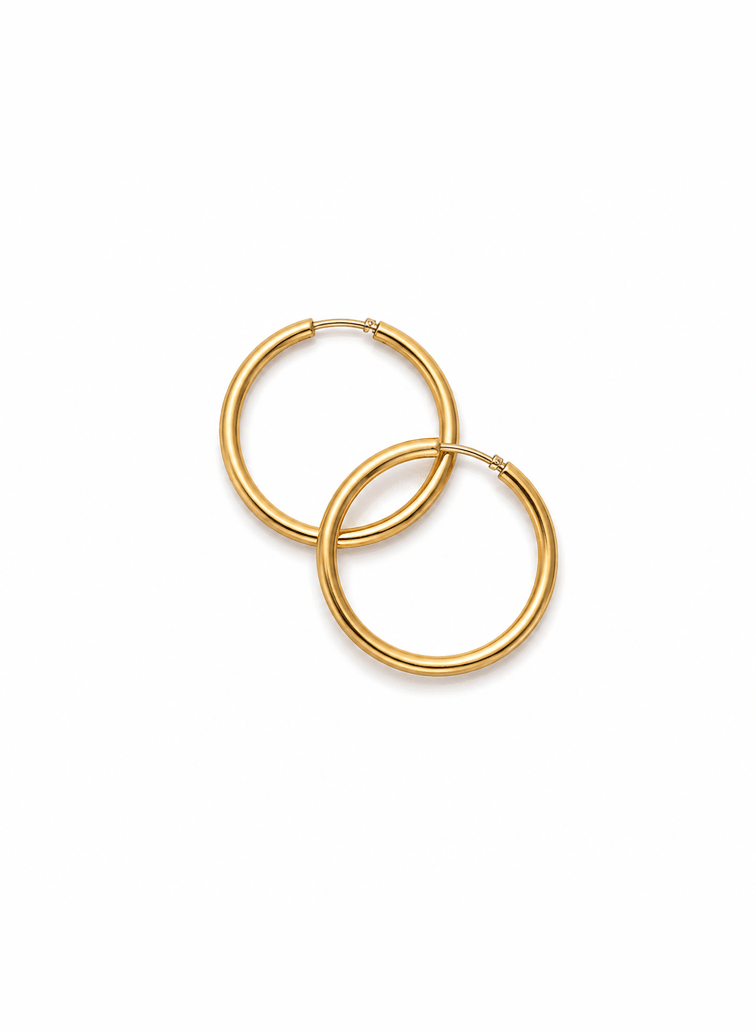 Blue Sky - Medium Infinity Hoops - Meg