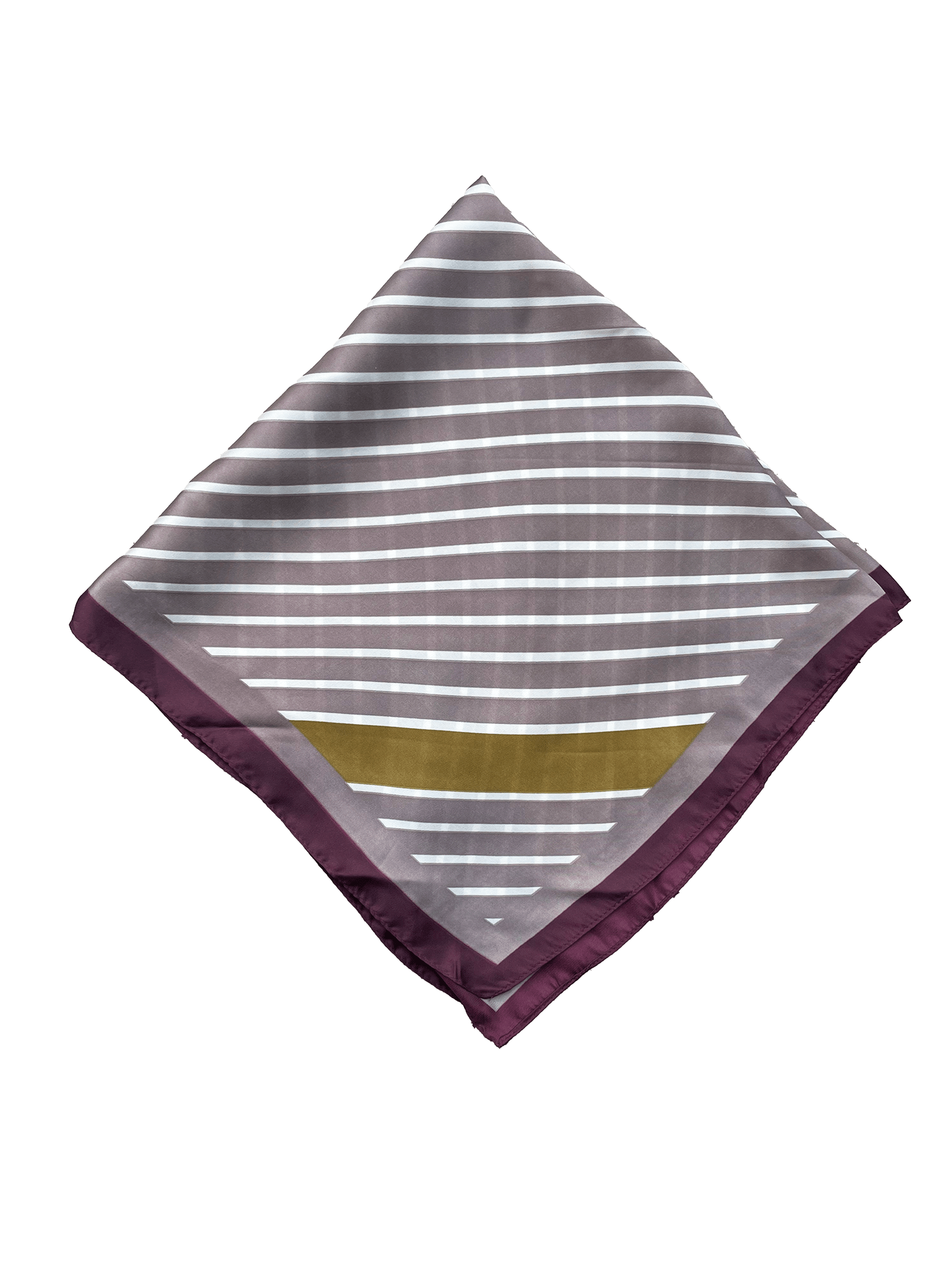 Blue Sky - Striped Square Scarf - Meg