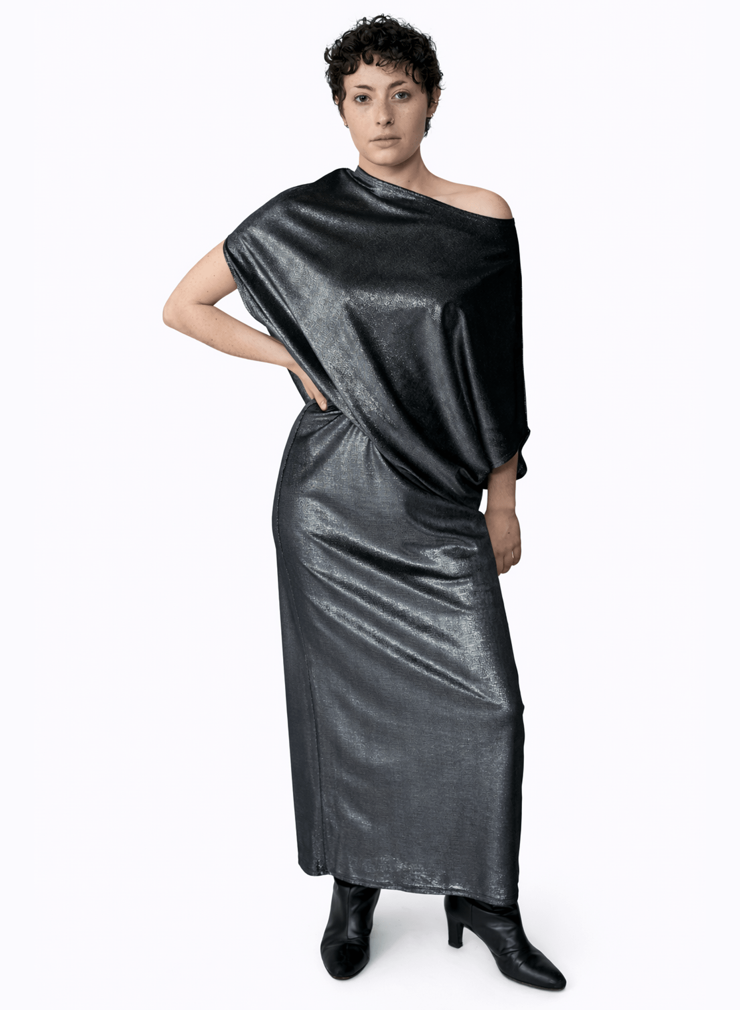 Blu's Gown - Black Sparkle - Meg