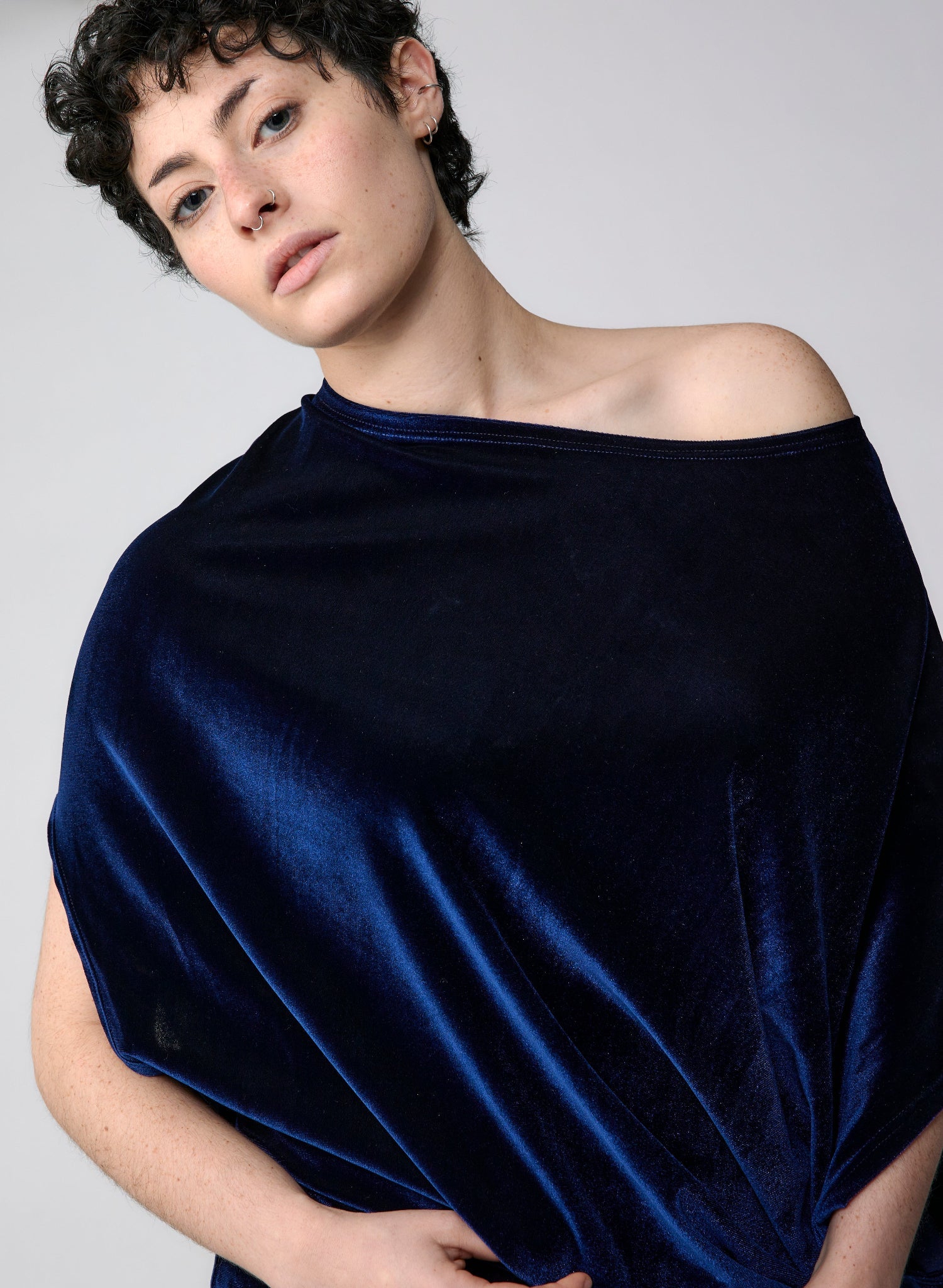 Blu's Gown - Blue Velvet - Meg