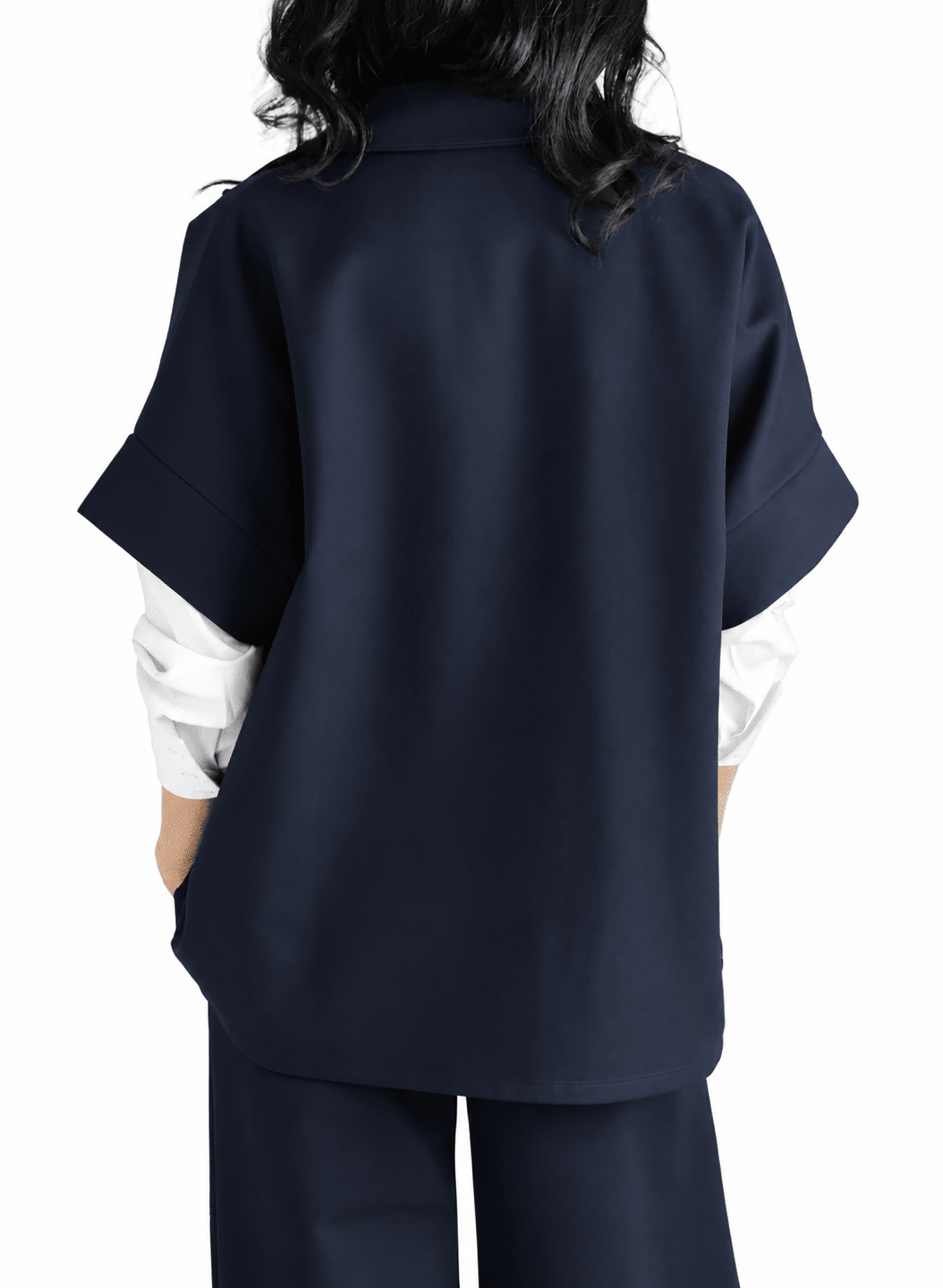Boyfriend Jacket - Navy - Meg