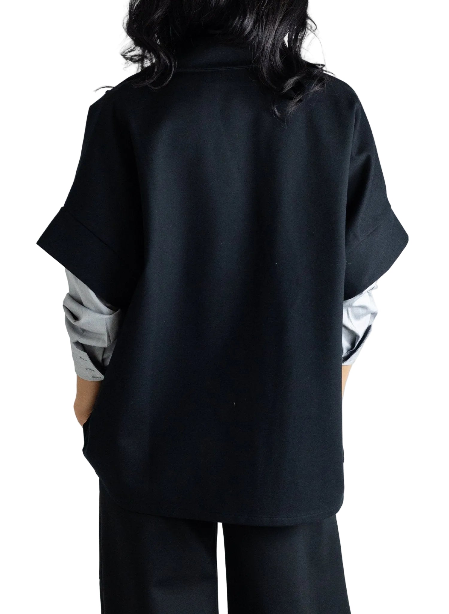 Boyfriend Vest - Black - Meg