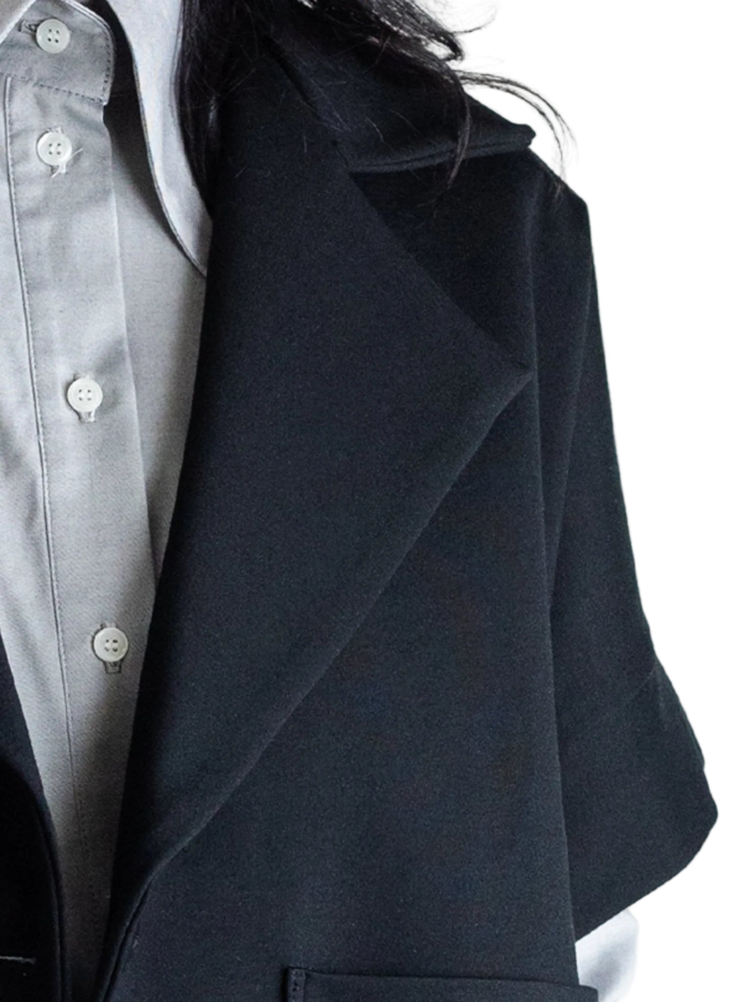 Boyfriend Vest - Black - Meg