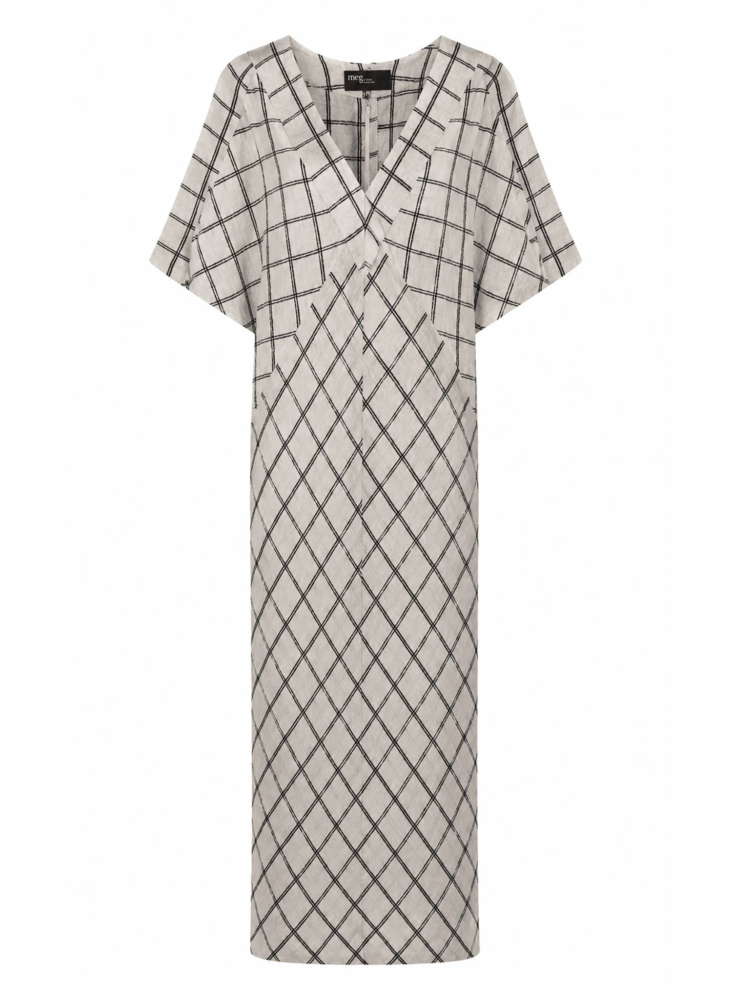 Cami Dress - B&W Check - Meg