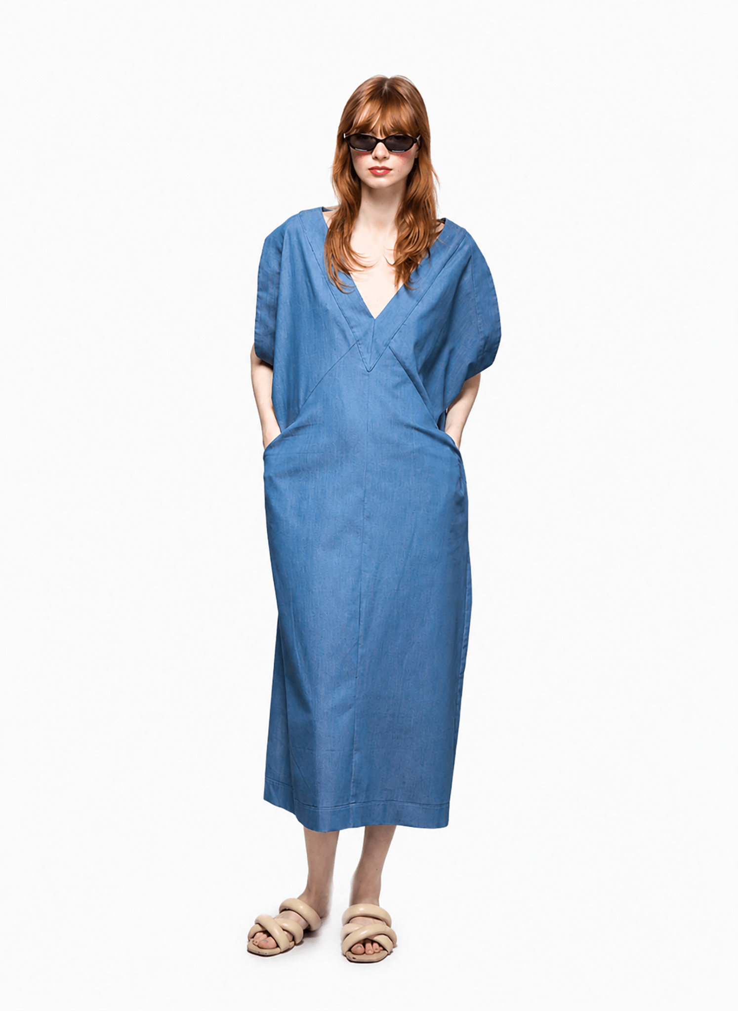 Cami Dress - Light Blue Denim - Meg