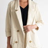 Canvas Blazer - Off White - Meg