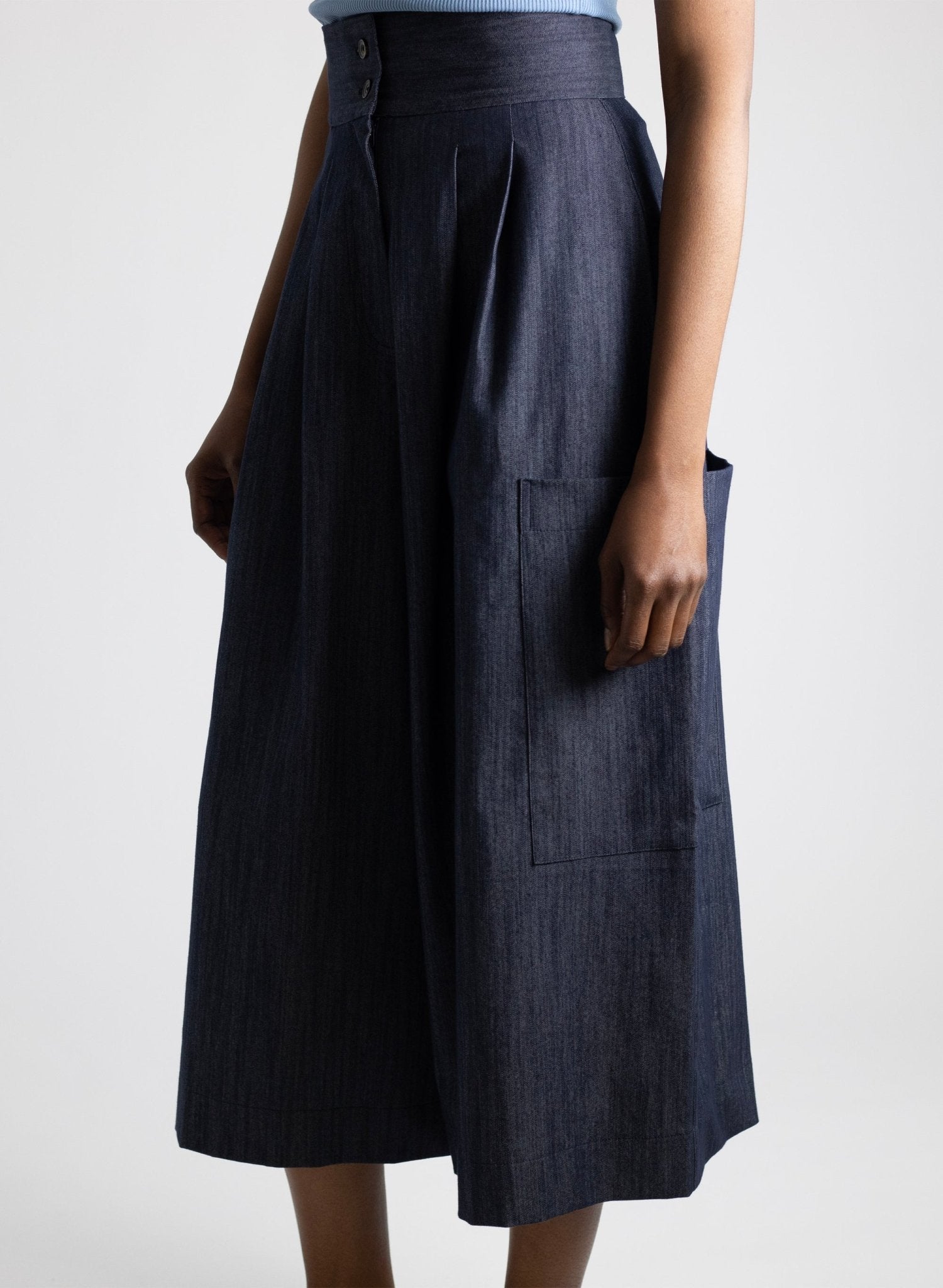 Canvas Culotte - Dark Denim - Meg