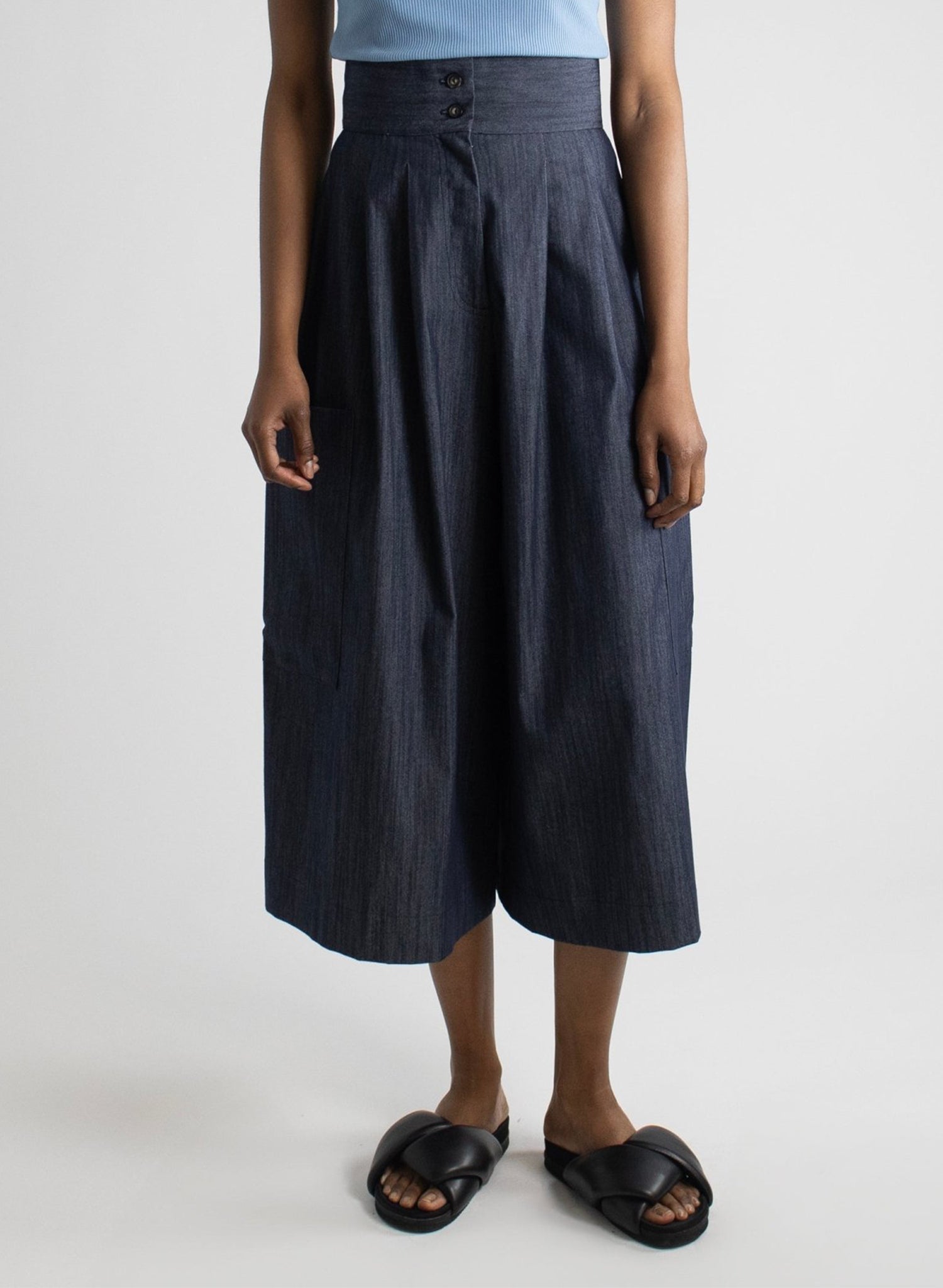 Canvas Culotte - Dark Denim - Meg