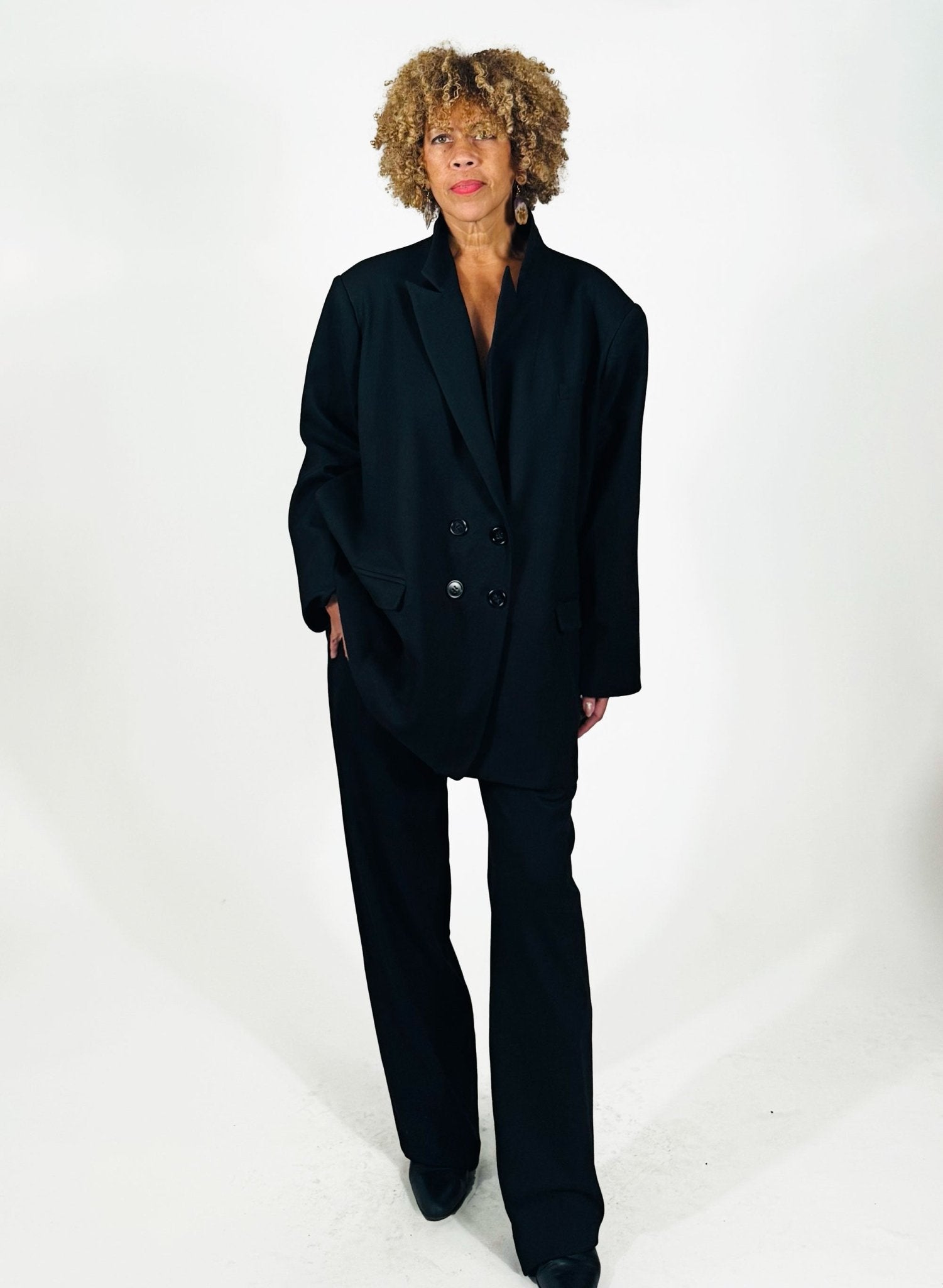 Cape Jacket - Black - Meg