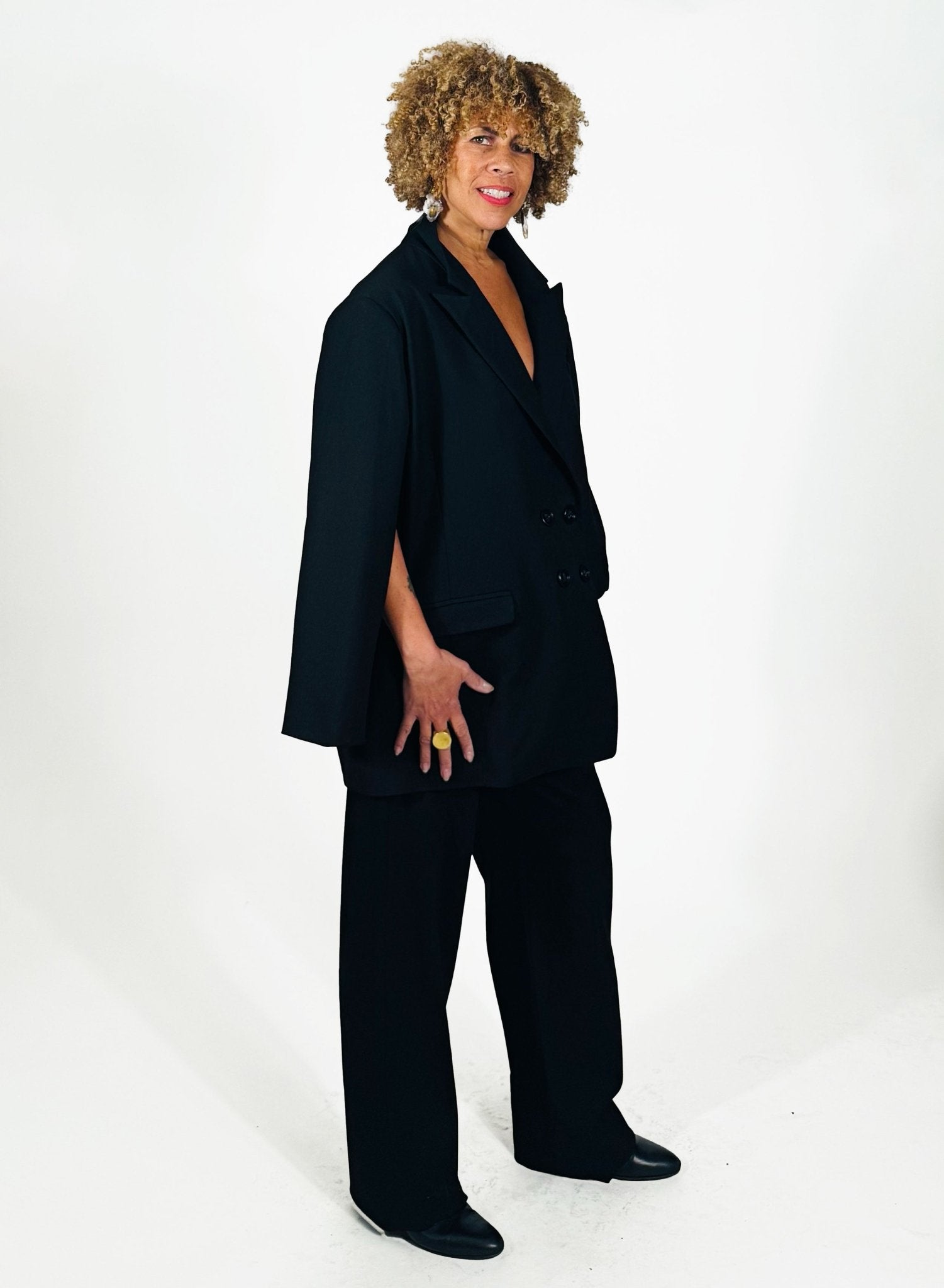 Cape Jacket - Black - Meg