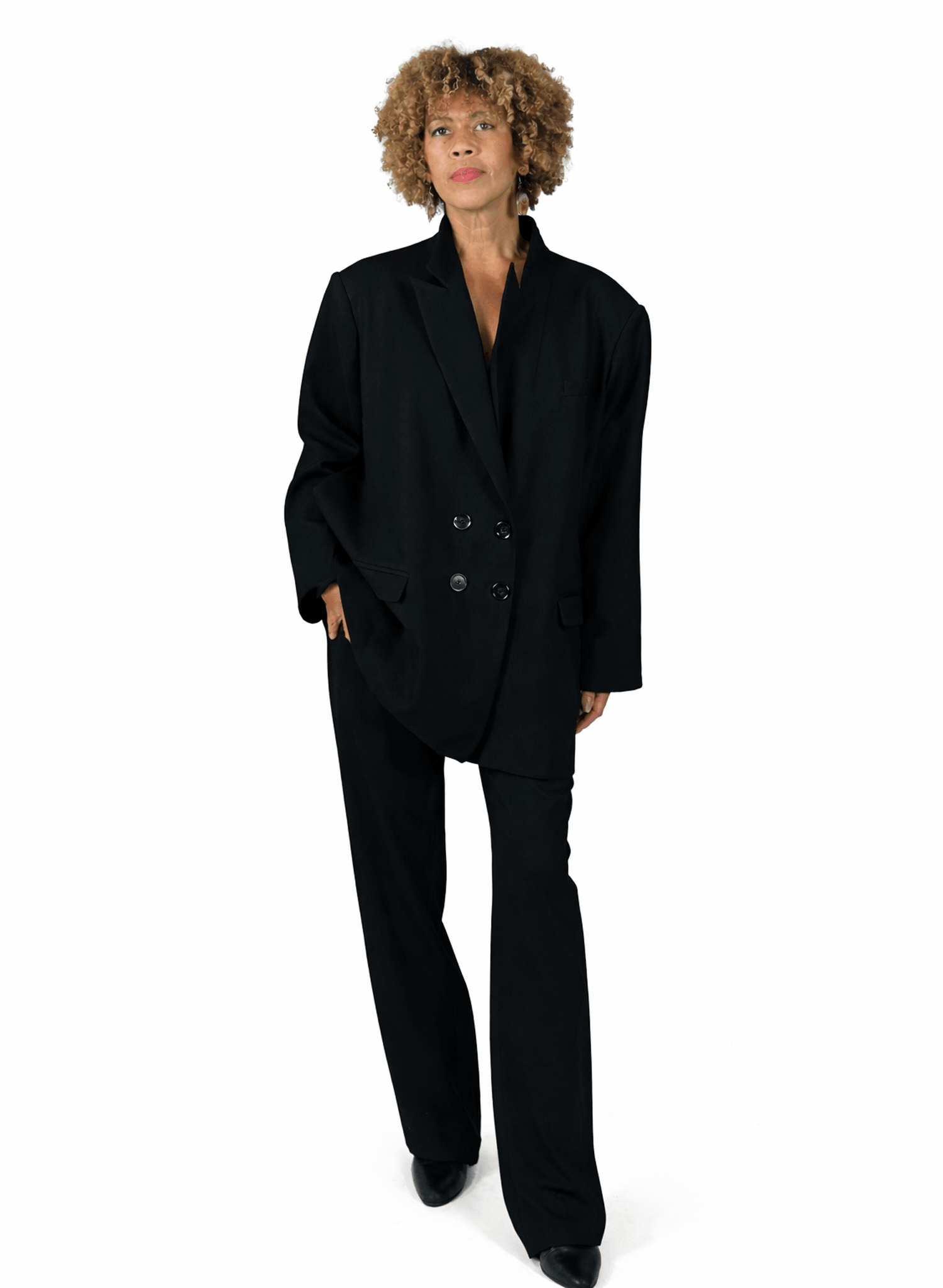 Cape Jacket - Black - Meg