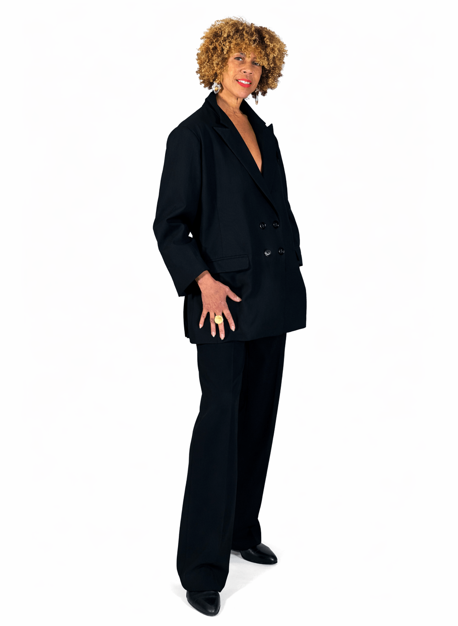 Cape Jacket - Black - Meg