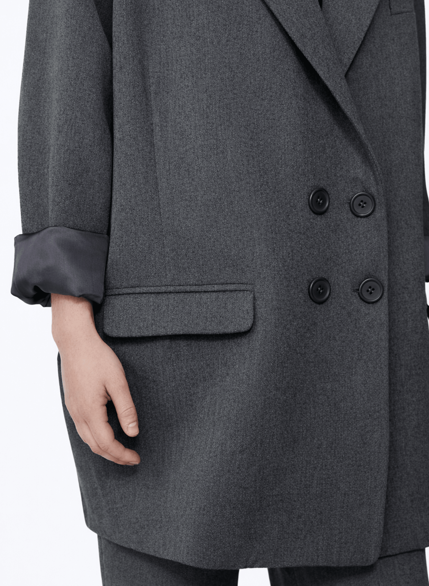 Cape Jacket - Charcoal - Meg