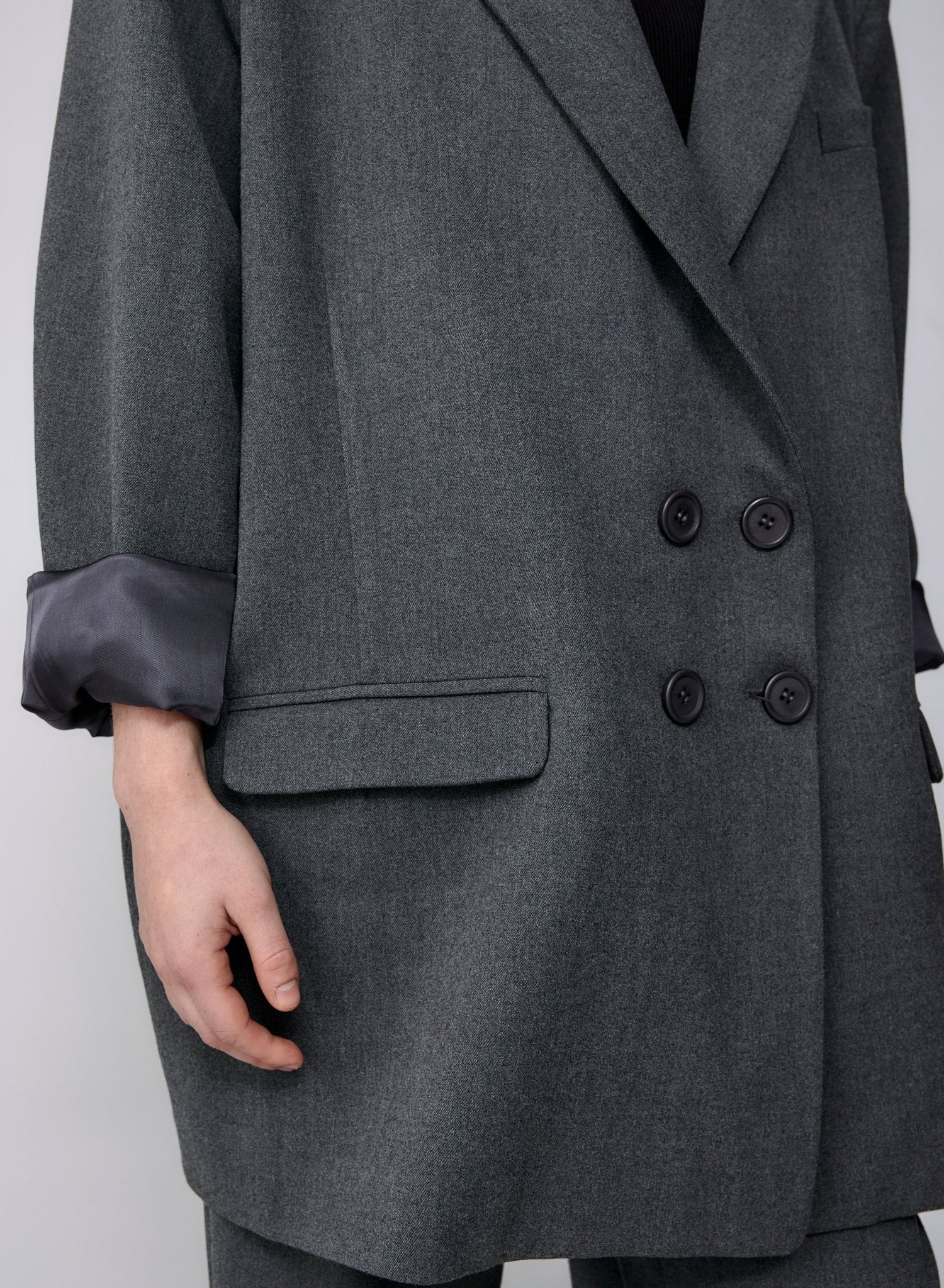 Cape Jacket - Charcoal - Meg