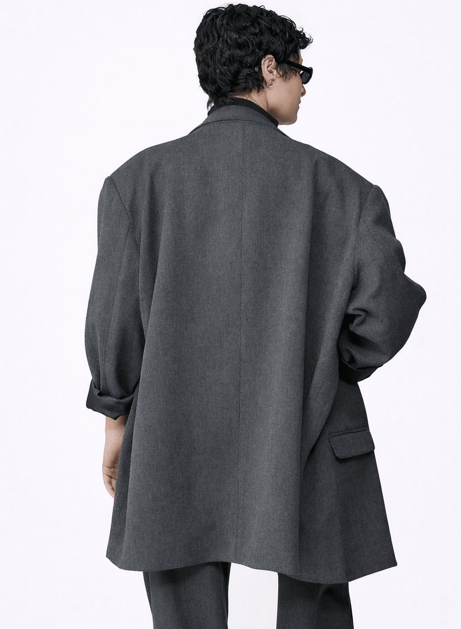 Cape Jacket - Charcoal - Meg