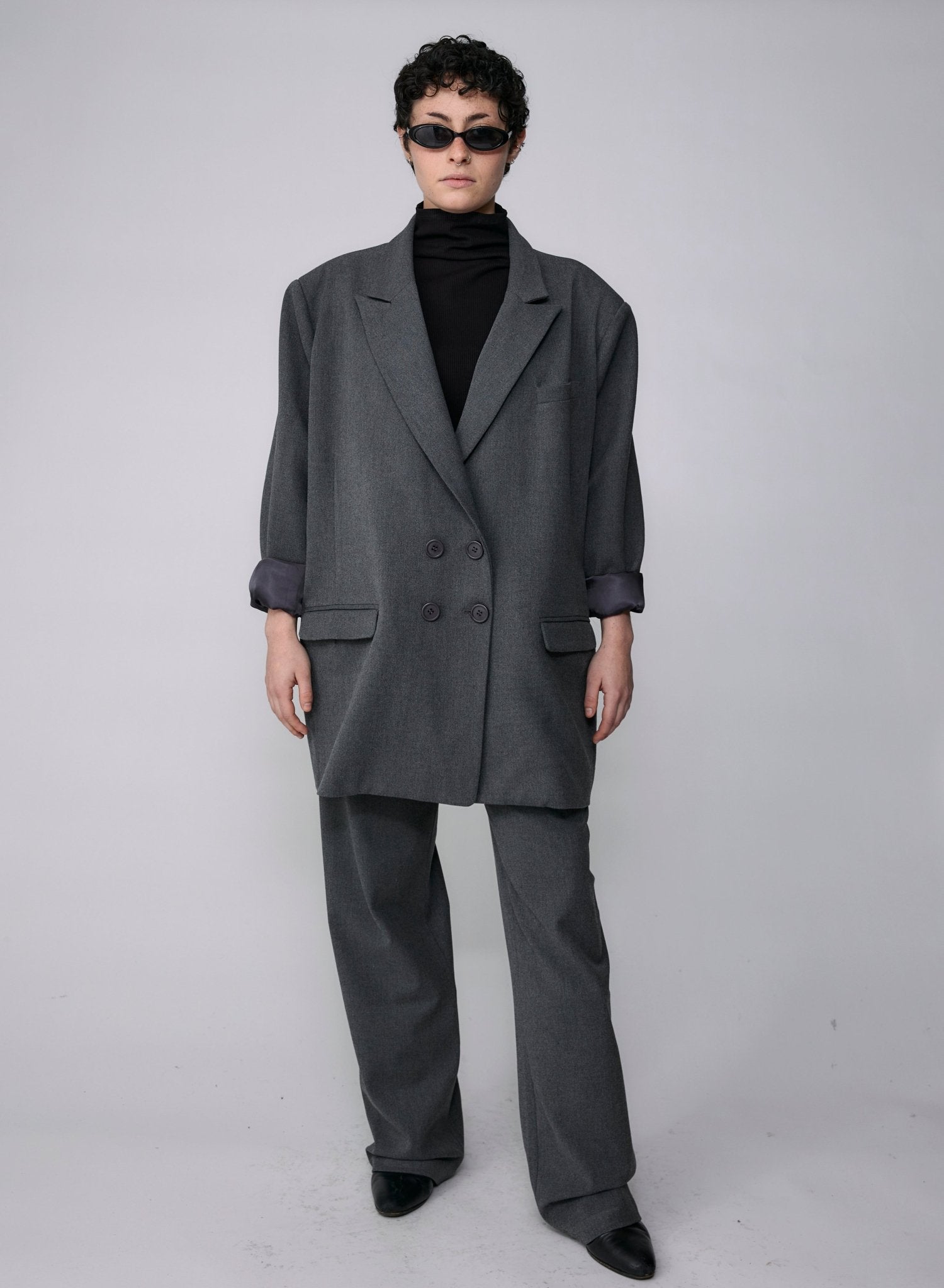 Cape Jacket - Charcoal - Meg