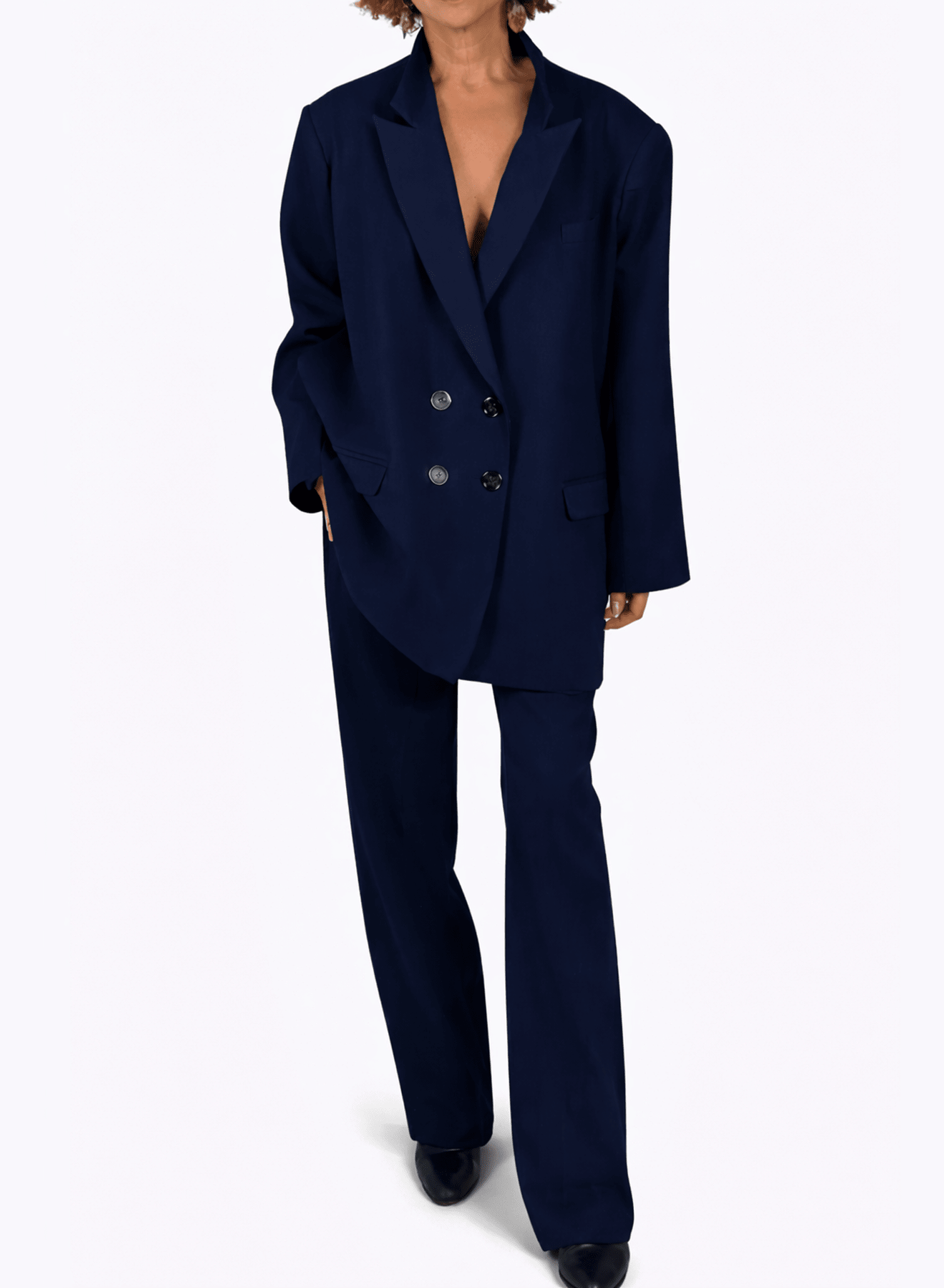 Cape Jacket - Navy - Meg