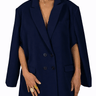 Cape Jacket - Navy - Meg