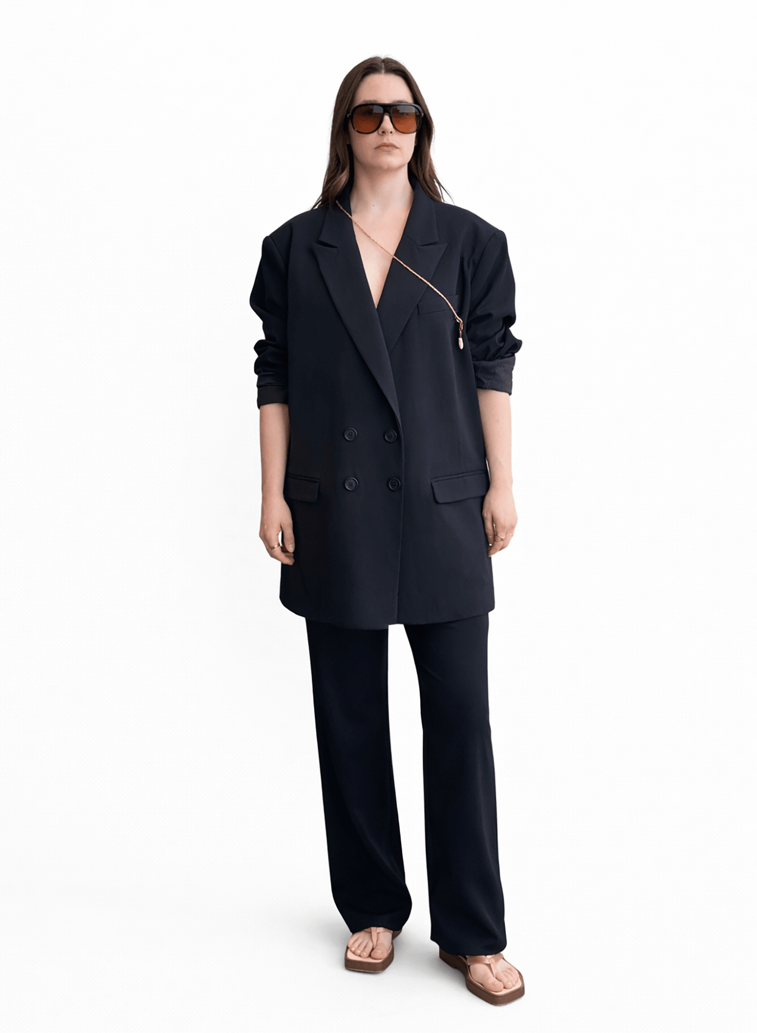 Cape Jacket - Navy - Meg