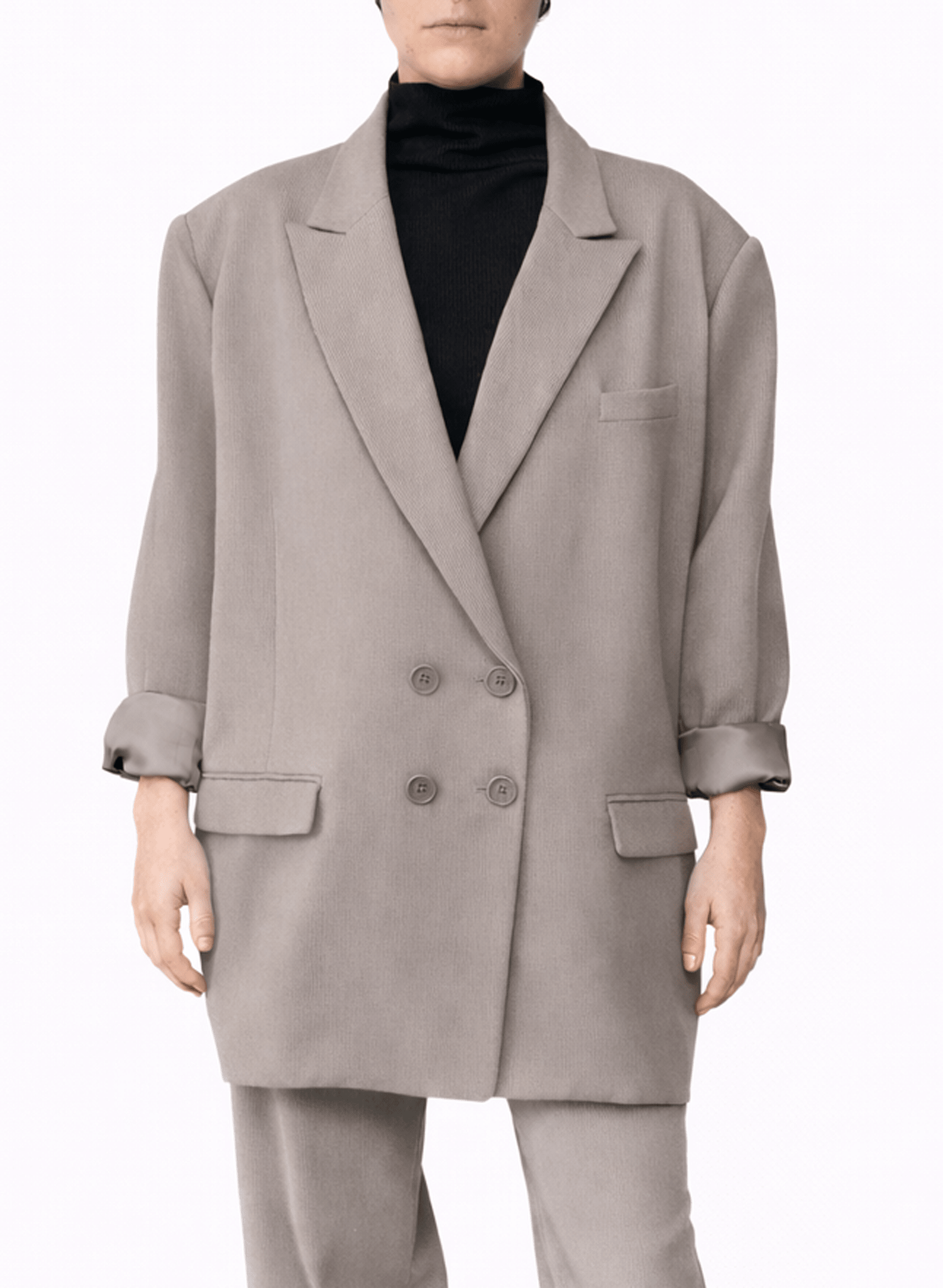 Cape Jacket - Taupe - Meg