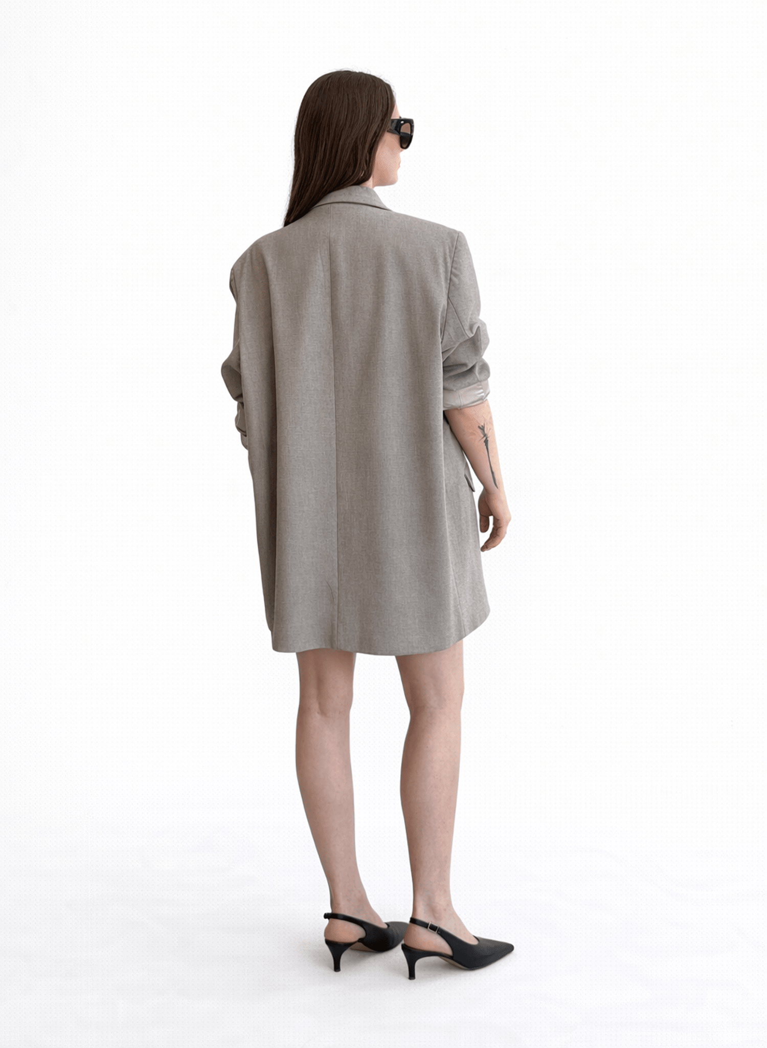 Cape Jacket - Taupe - Meg