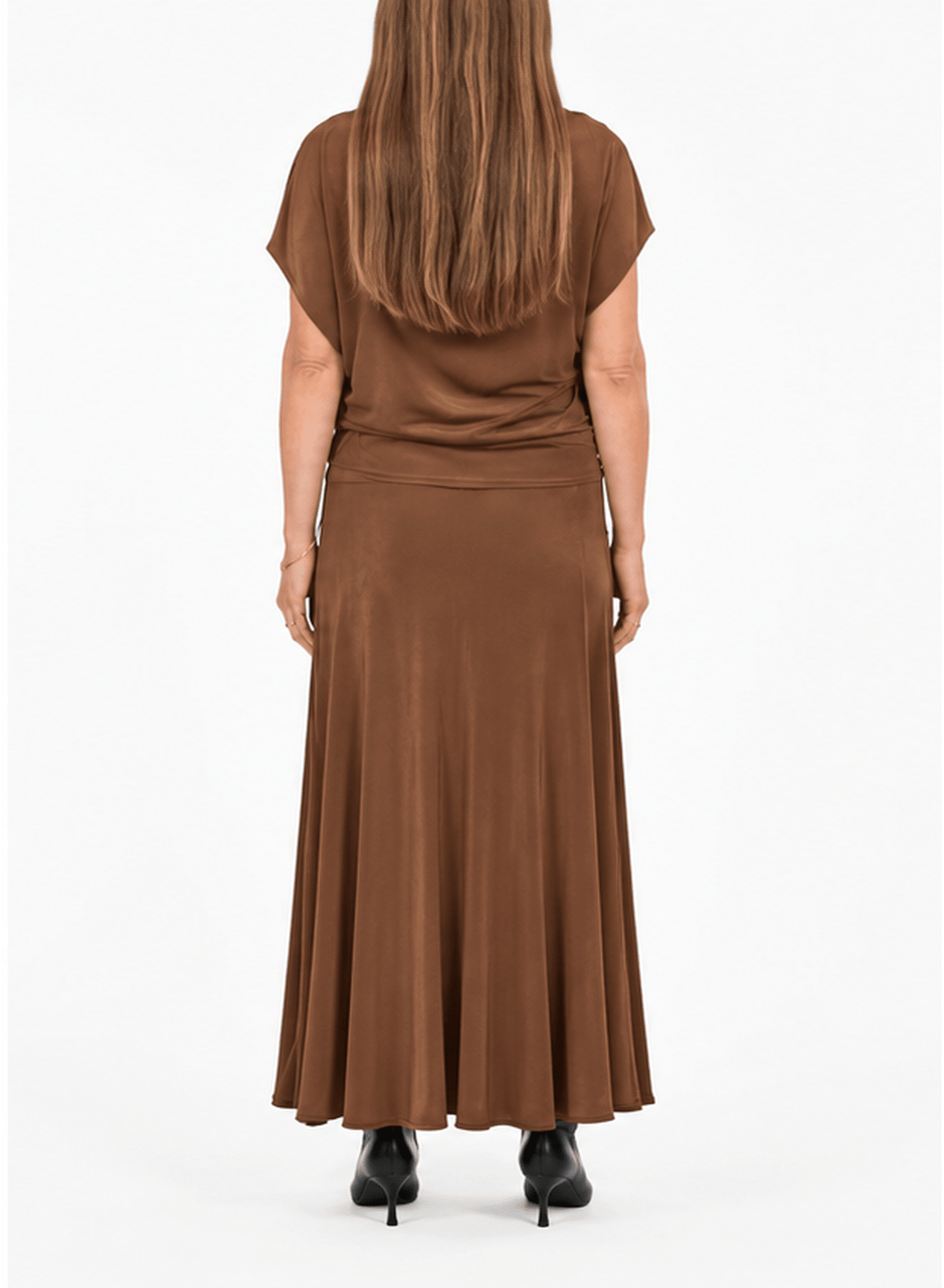 Captain's Cowl Top - Cocoa - Meg