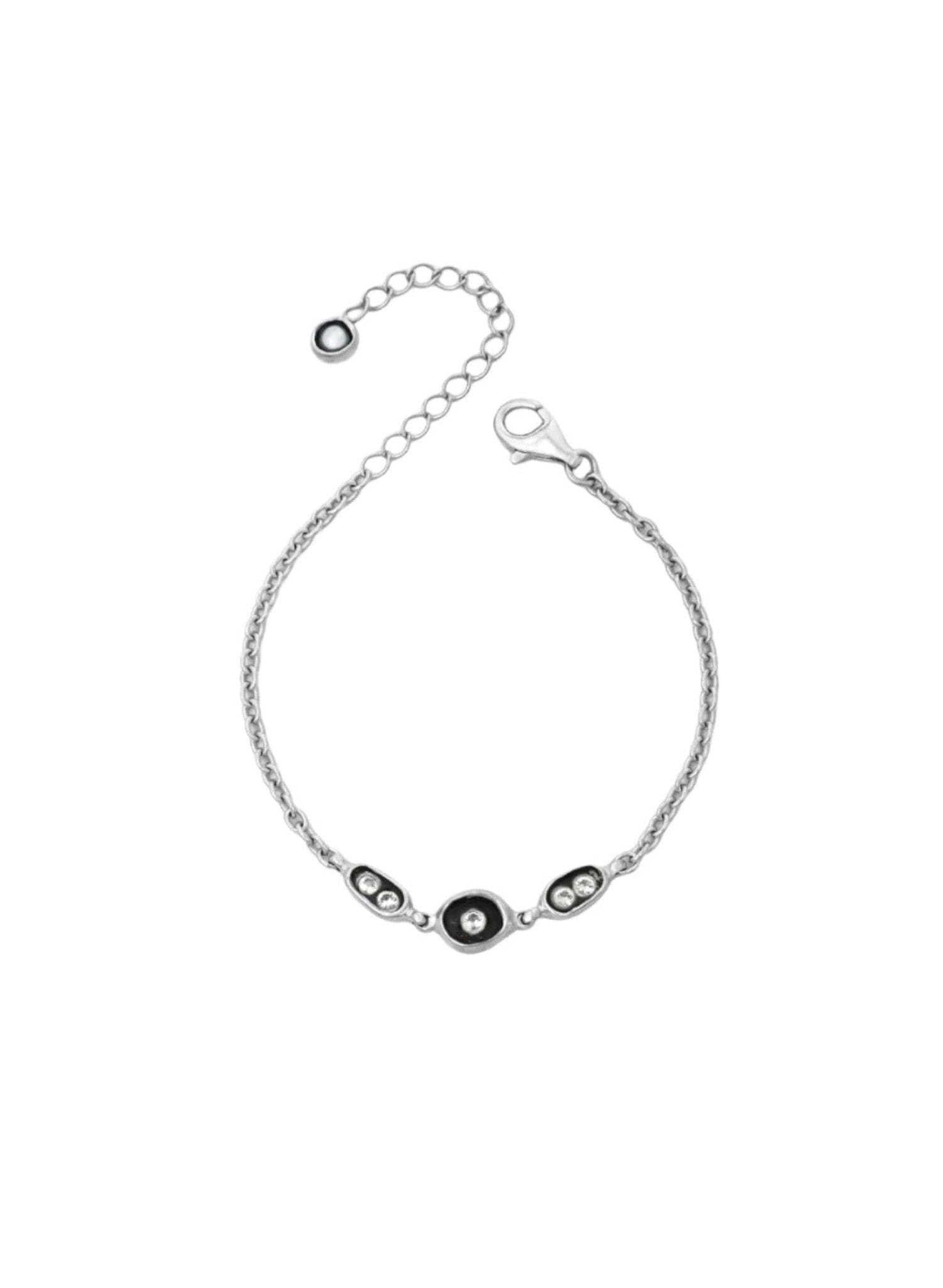 Carina Hardy - Dewdrops Bracelet - Silver - Meg