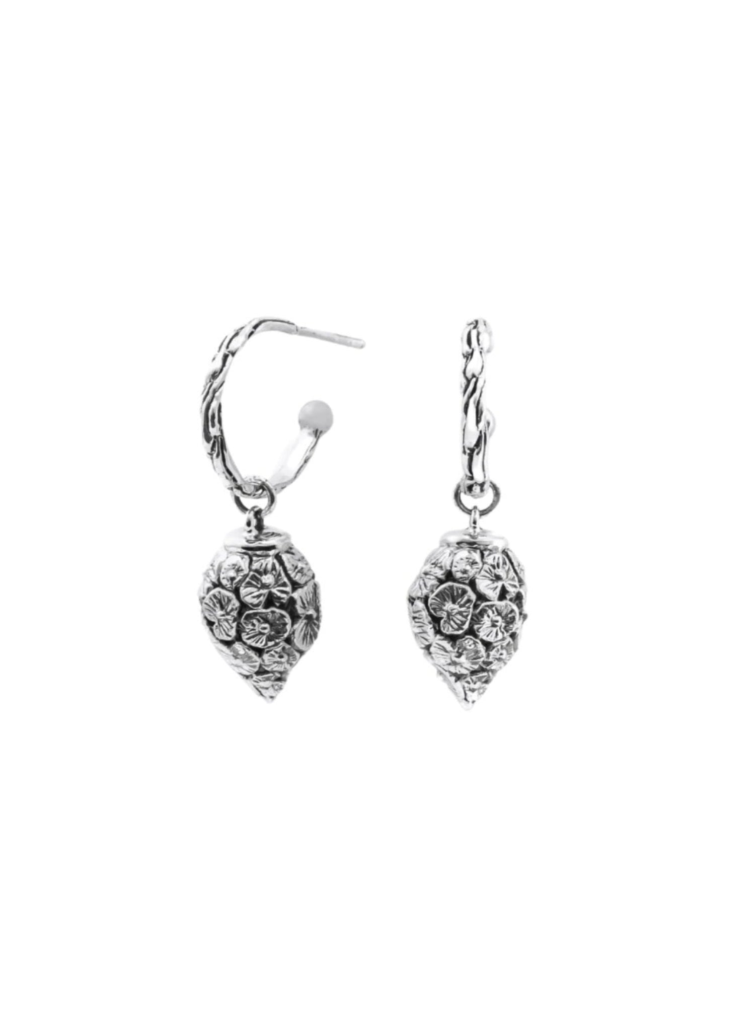 Carina Hardy - LP Jugs Earrings - Silver - Meg
