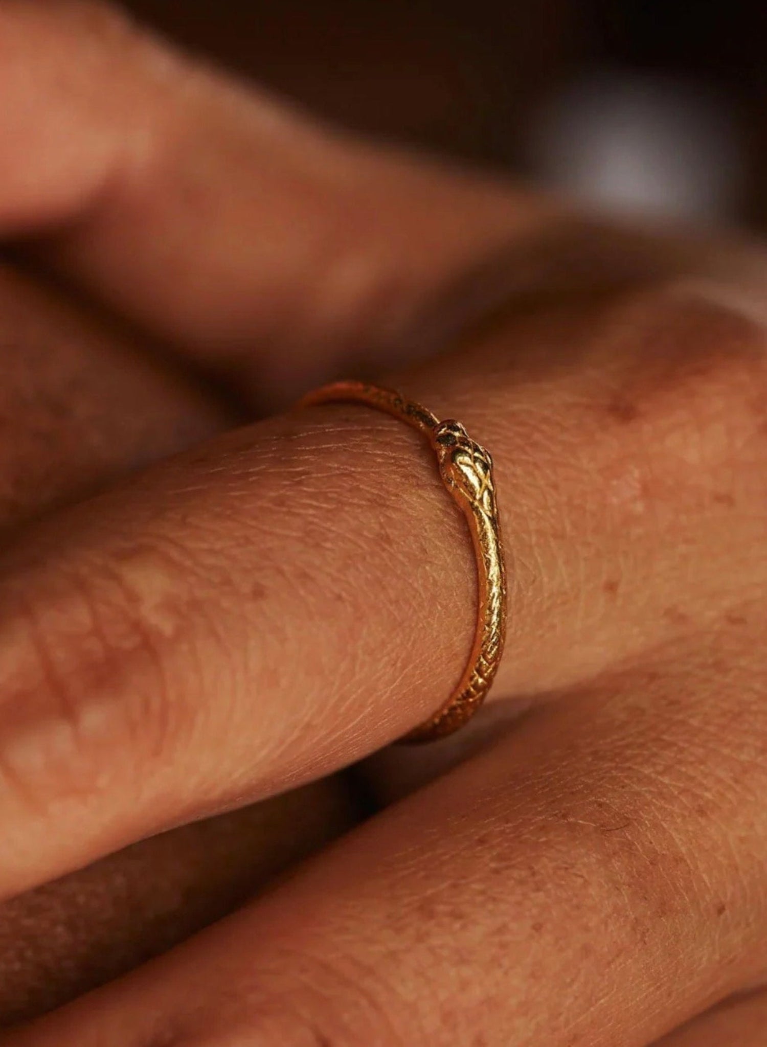 Carina Hardy - LP Oroboro Ring - Gold - Meg
