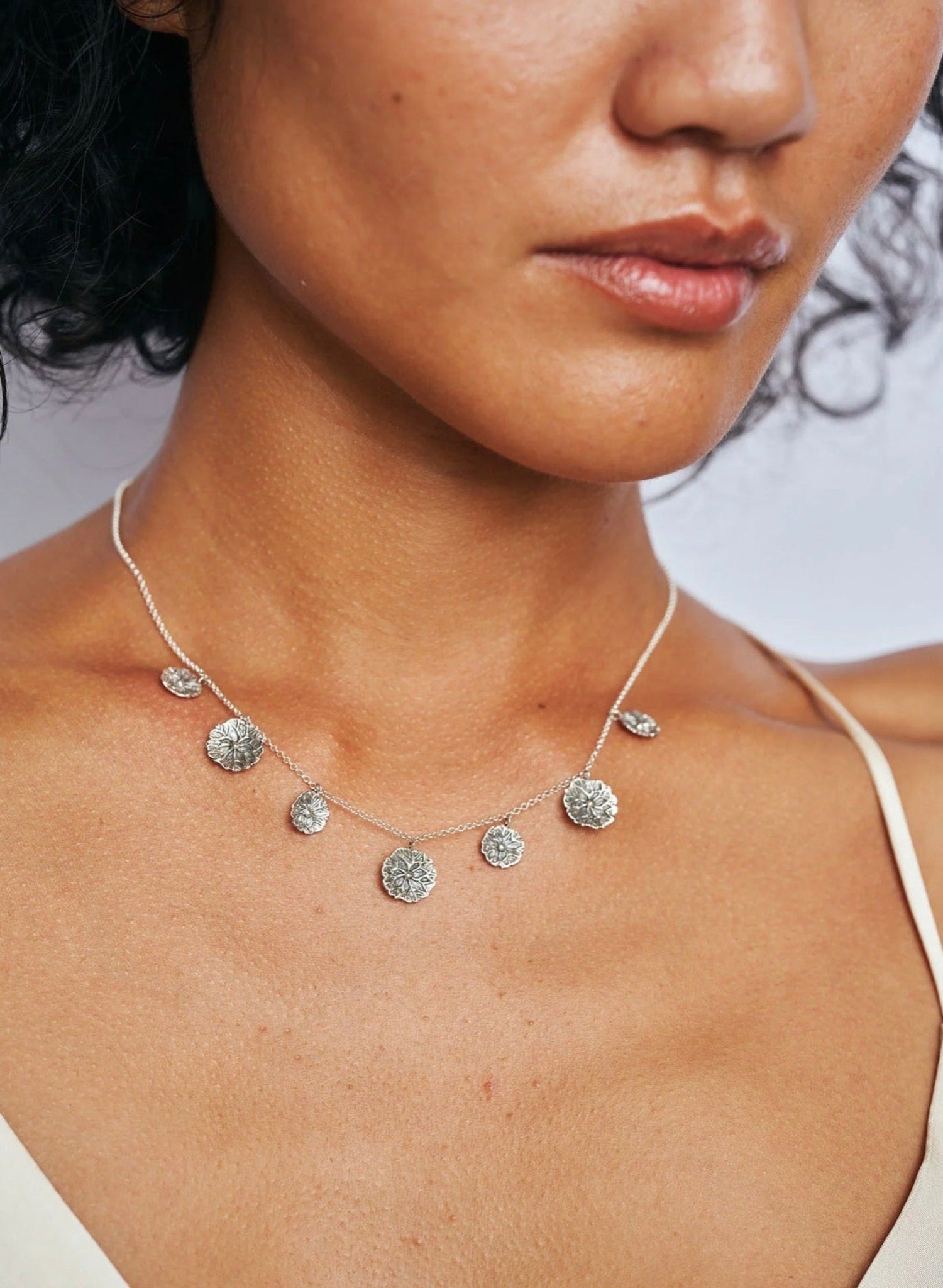 Carina Hardy - LP Shaker Necklace - Silver - Meg
