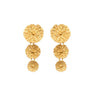 Carina Hardy - LP Triple Drop Earrings - Gold - Meg