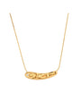 Carina Hardy - Sleeping Venus Slider Necklace - Gold - Meg