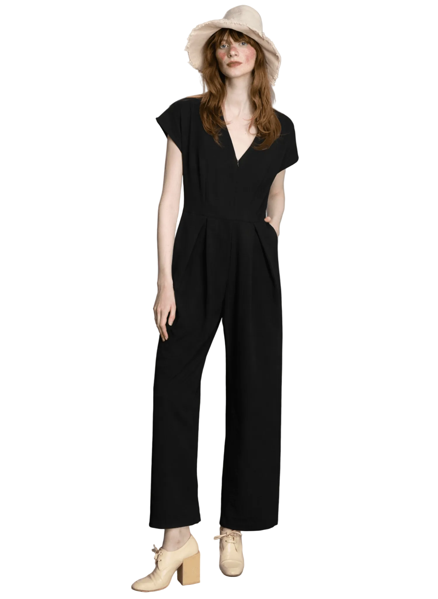 Chloe Jumpsuit - Black (PRE - ORDER) - Meg