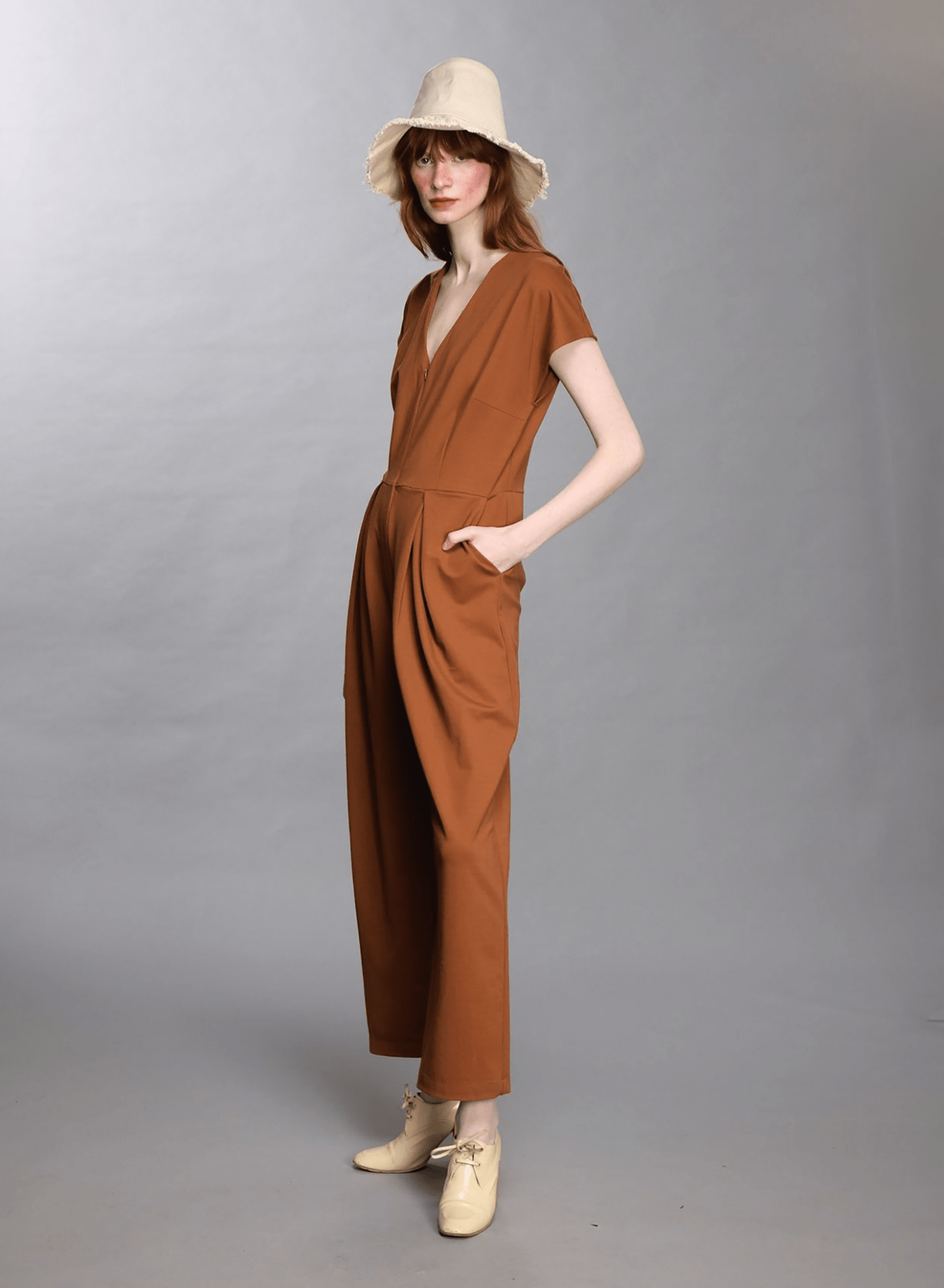 Chloe Jumpsuit - Rust (PRE - ORDER) - Meg