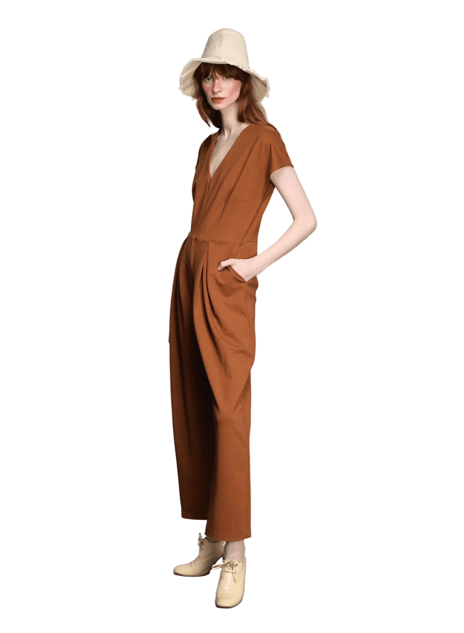 Chloe Jumpsuit - Rust (PRE - ORDER) - Meg