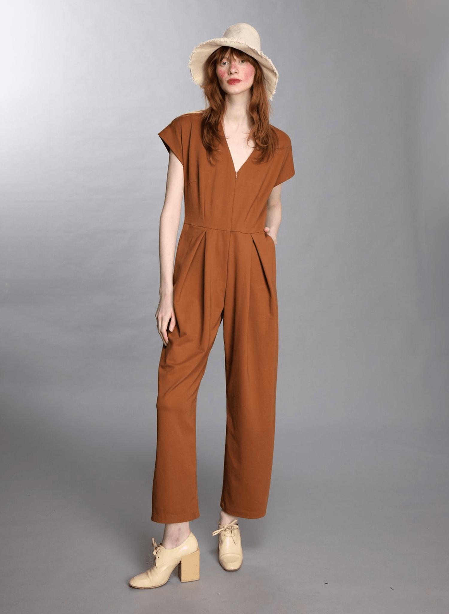 Chloe Jumpsuit - Rust (PRE - ORDER) - Meg