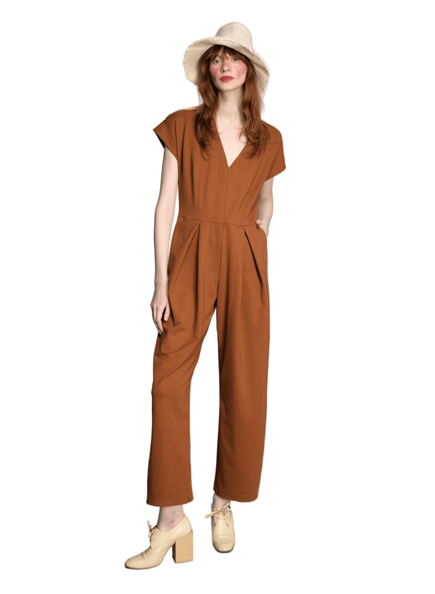 Chloe Jumpsuit - Rust (PRE - ORDER) - Meg