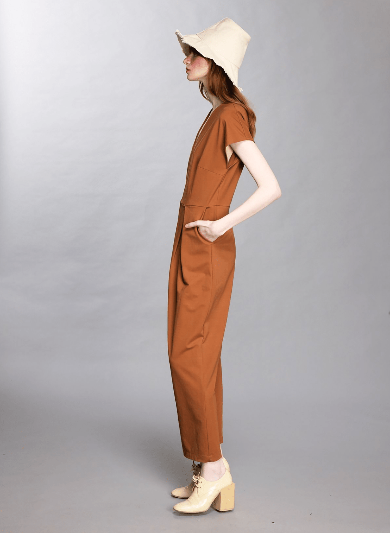 Chloe Jumpsuit - Rust (PRE - ORDER) - Meg