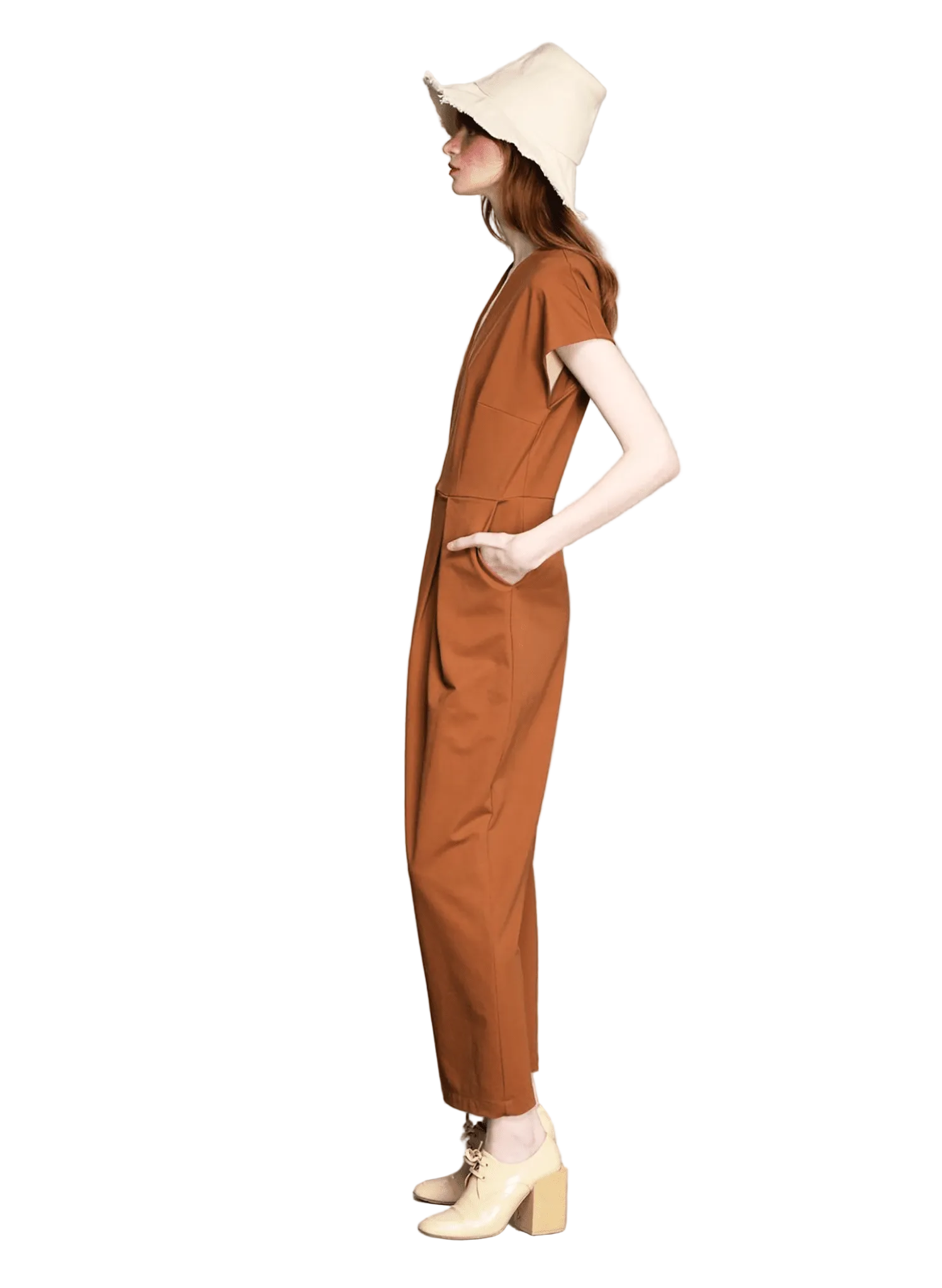 Chloe Jumpsuit - Rust (PRE - ORDER) - Meg