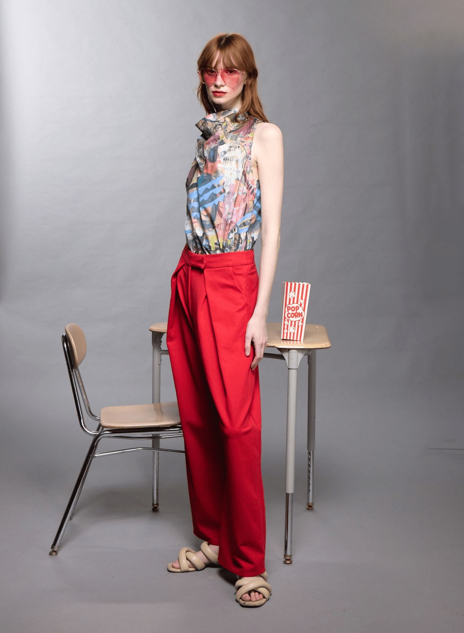 Chloe Pant - Red (PRE - ORDER) - Meg