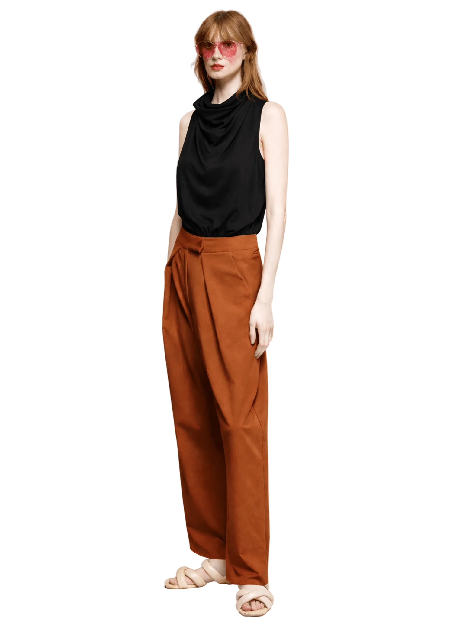 Chloe Pant - Rust (PRE - ORDER) - Meg