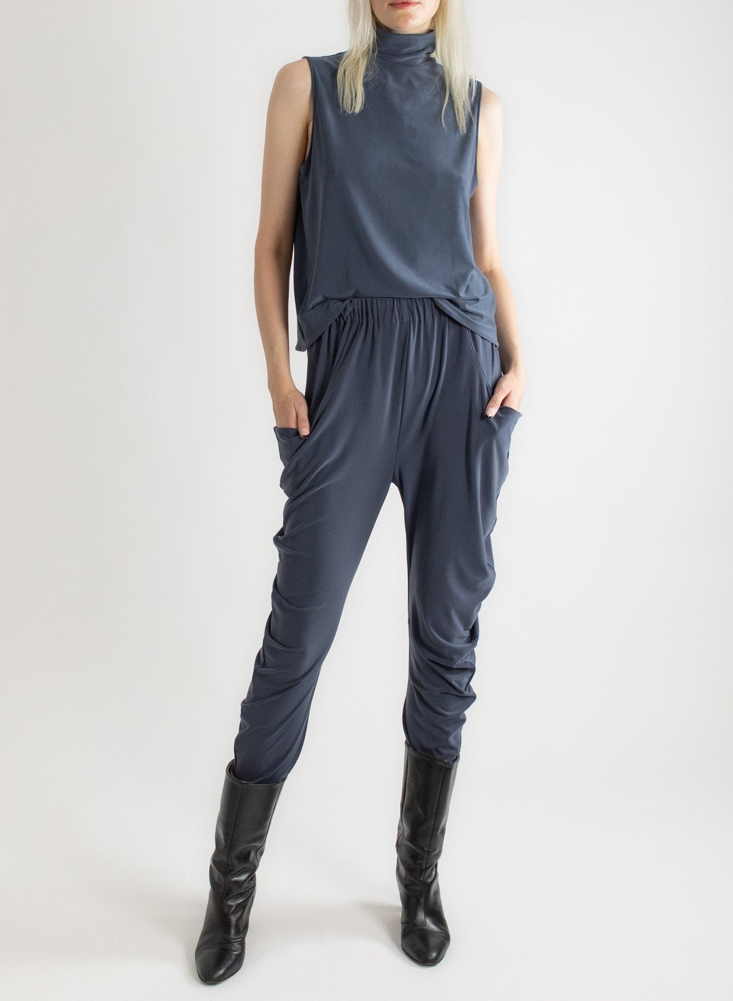 Circle Pant - Charcoal - Meg