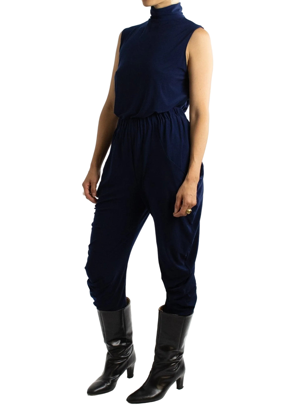 Circle Pant - Navy - Meg - Made in Canada