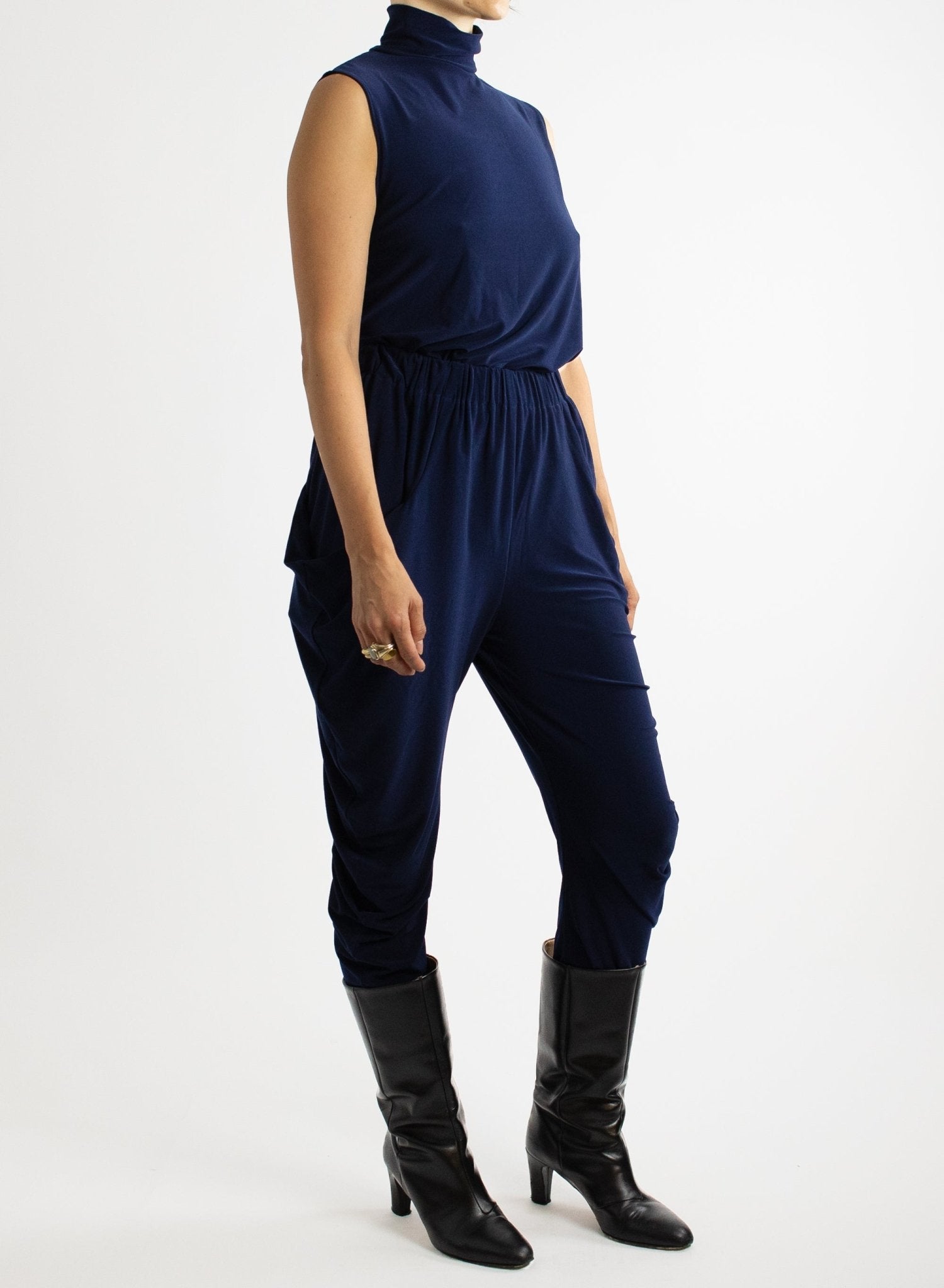 Circle Pant - Navy - Meg