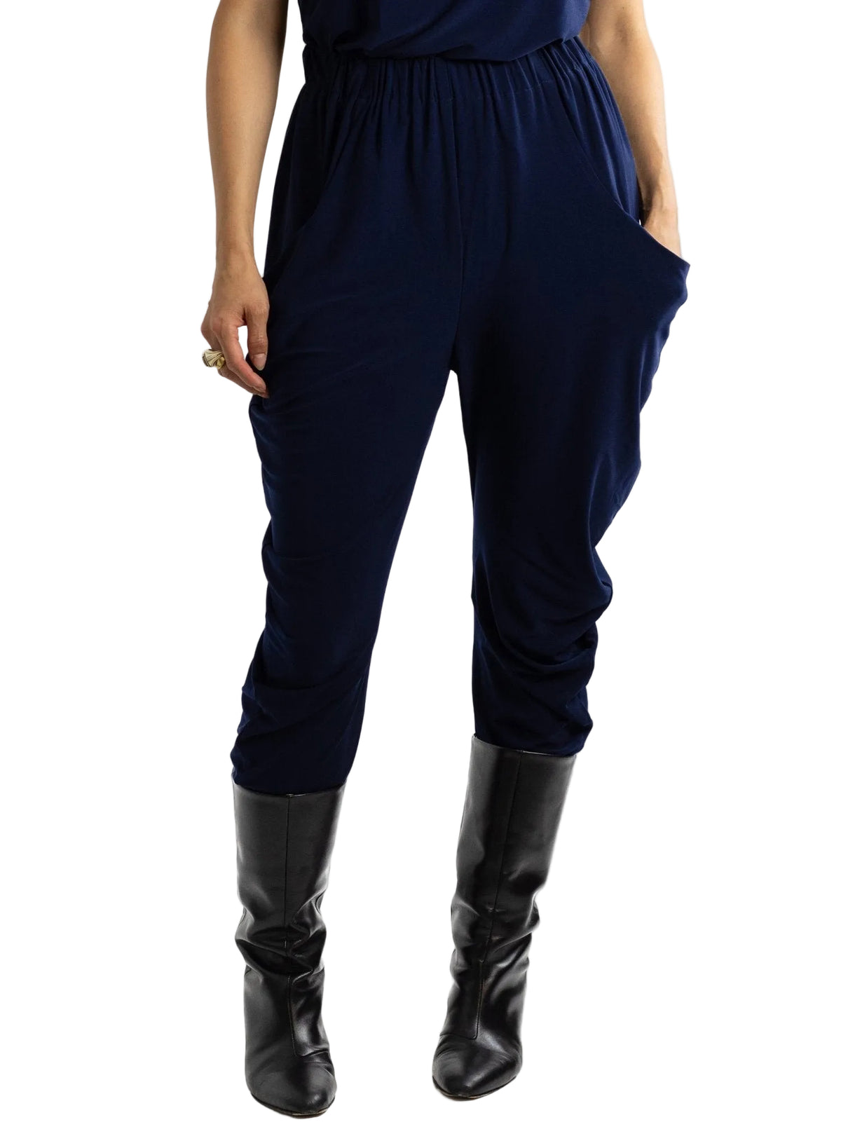 Circle Pant - Navy - Meg - Made in Canada